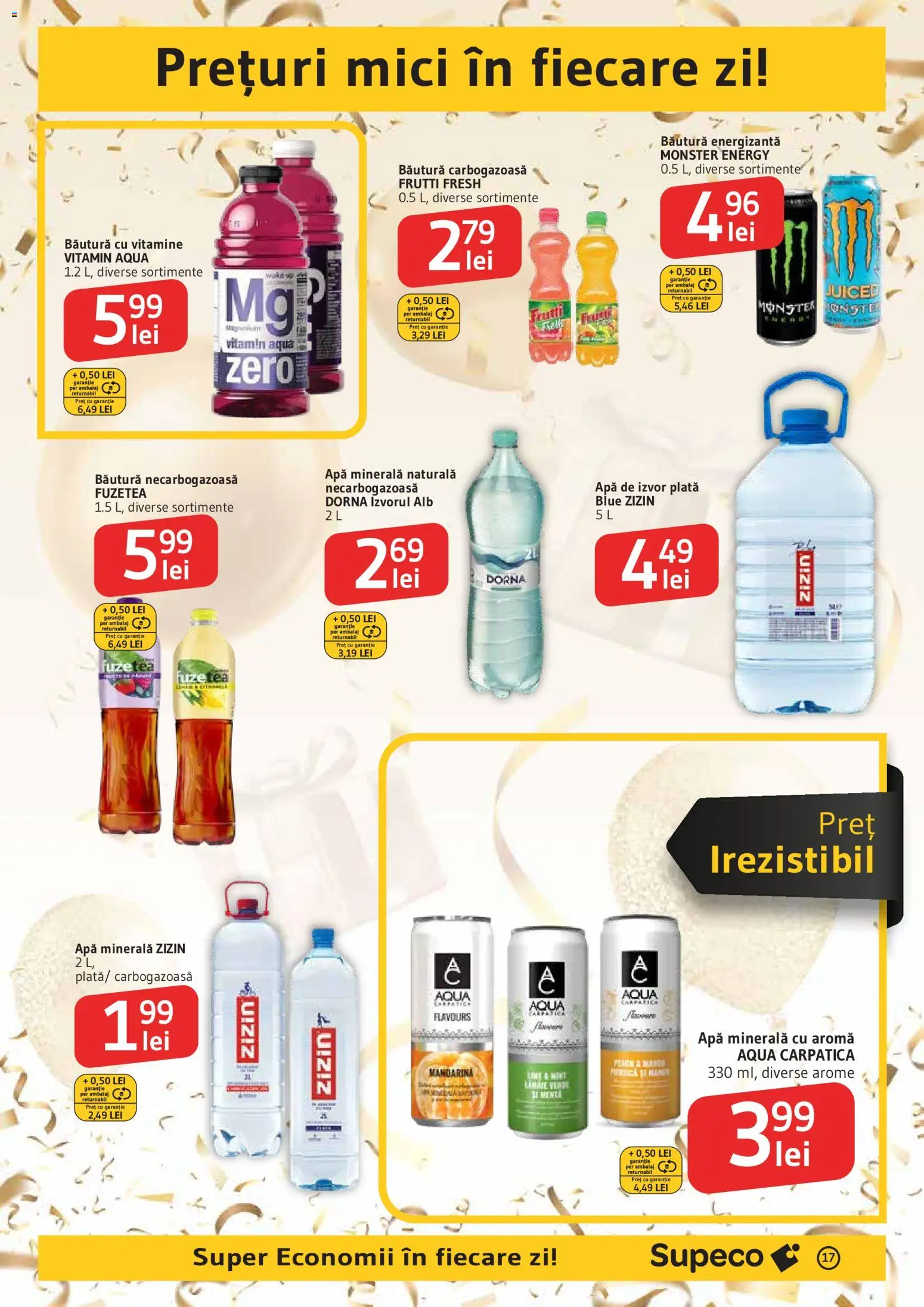 Catalog Supeco 3 - 15 Septembrie 2026 | Pagina 17 | Produse: Apa de izvor plata, Mici, Aqua, Apă