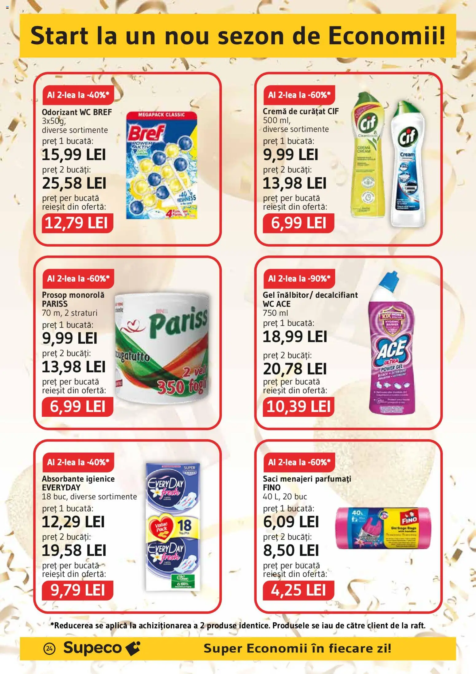 Catalog Supeco 3 - 15 Septembrie 2026 | Pagina 24 | Produse: Cif, Prosop monorolă, Cremă, Power