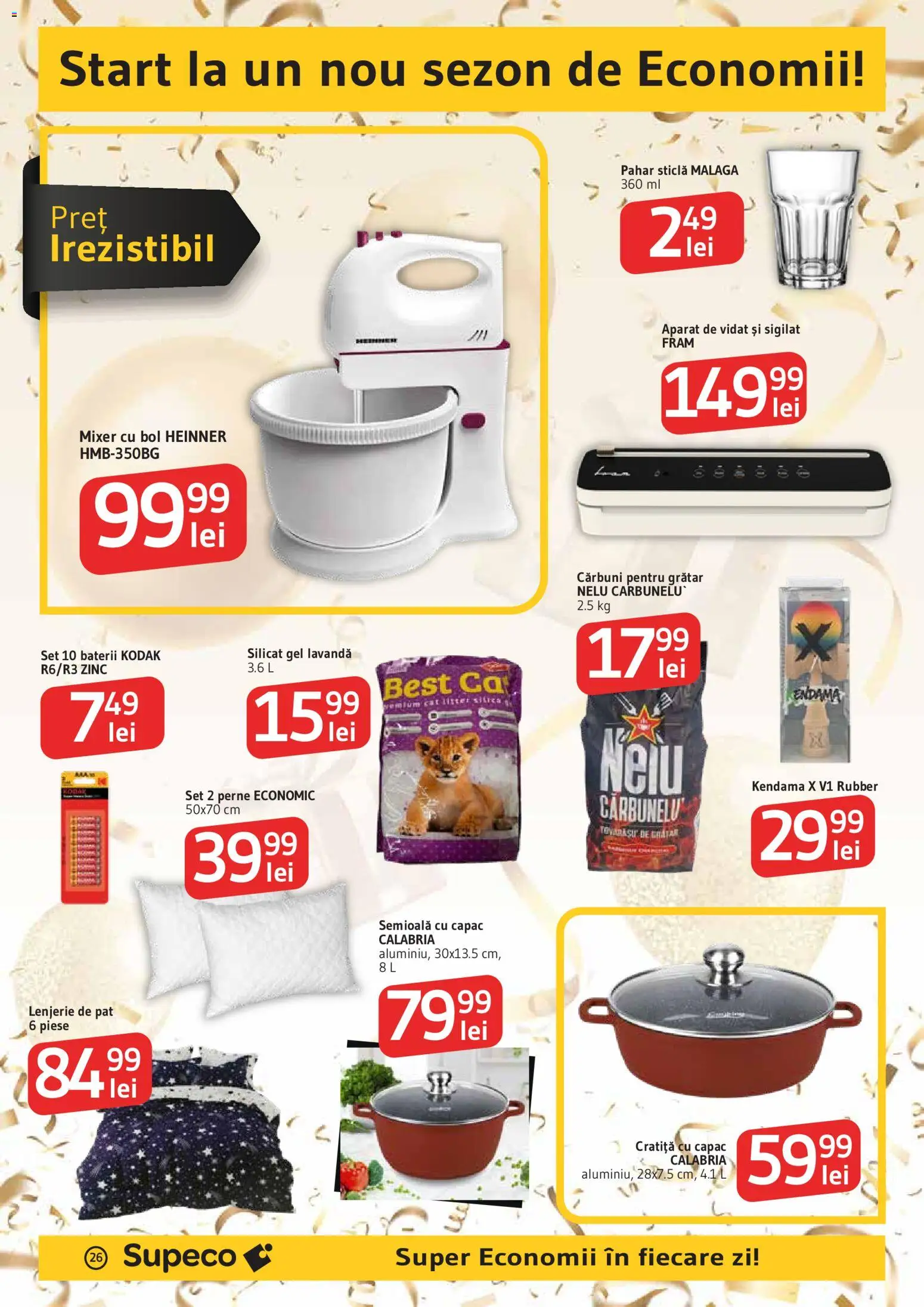 Catalog Supeco 3 - 15 Septembrie 2026 | Pagina 26 | Produse: Lenjerie de pat, Grătar, Aparat, Best