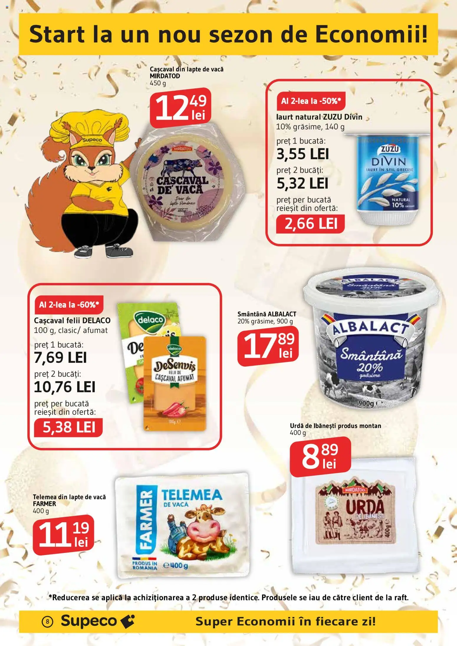 Catalog Supeco 3 - 15 Septembrie 2026 | Pagina 8 | Produse: Delaco, Lapte, Iaurt, Smântână