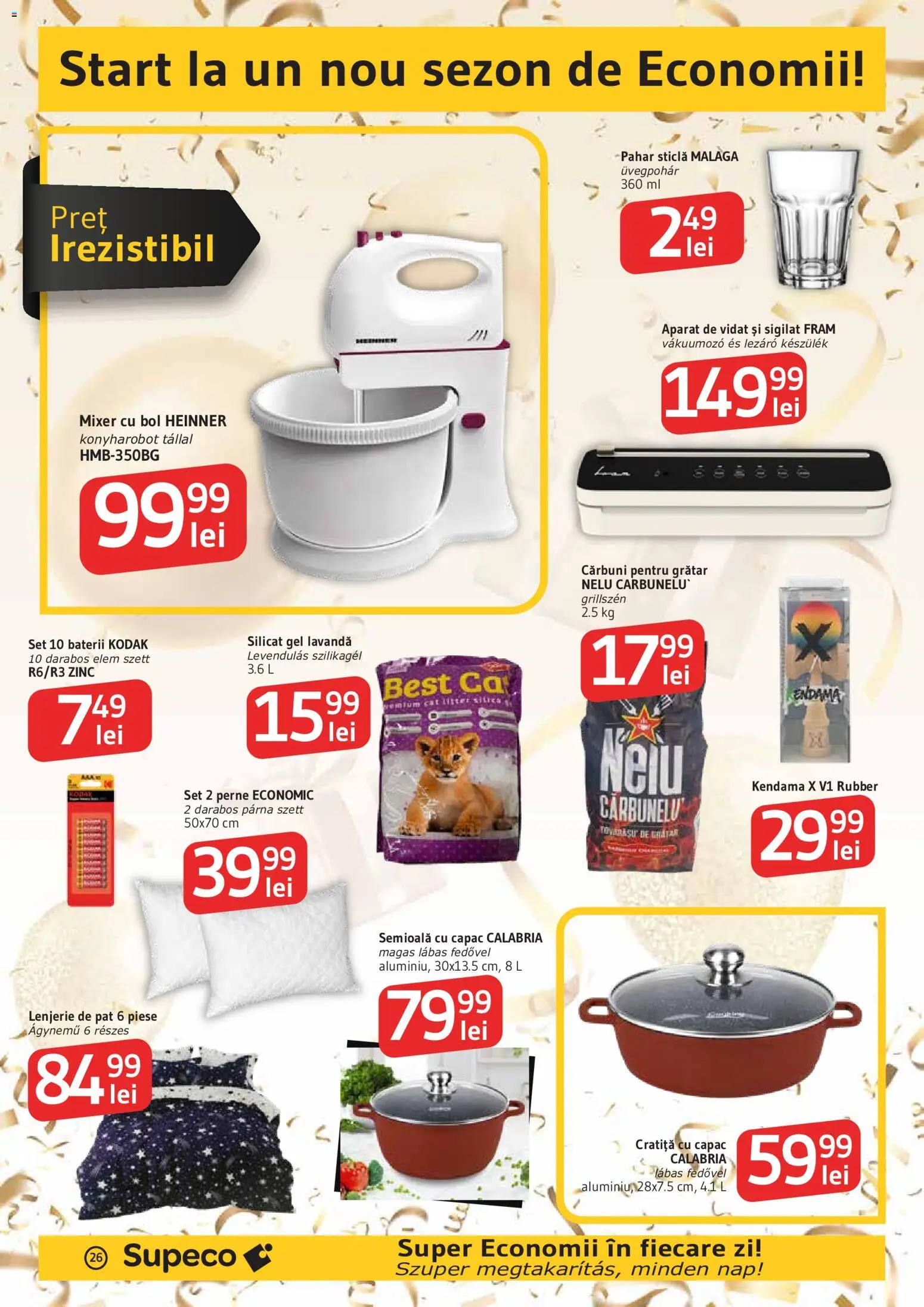 Catalog Supeco 3 - 15 Septembrie 2026 | Pagina 26 | Produse: Cratiță, Pat, Aparat, Baterii