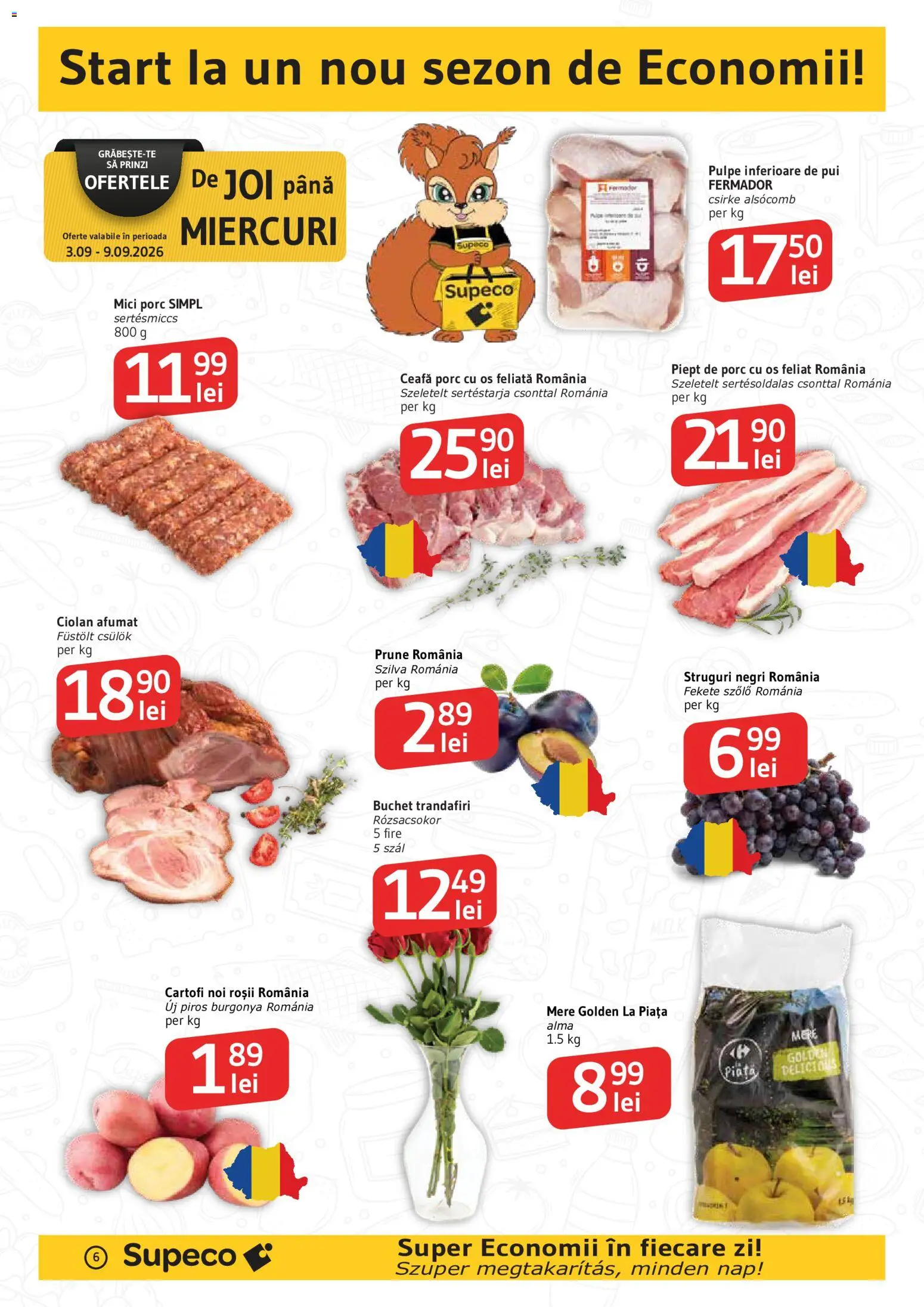 Catalog Supeco 3 - 15 Septembrie 2026 | Pagina 6 | Produse: Struguri, Struguri negri, Pui, Cartofi