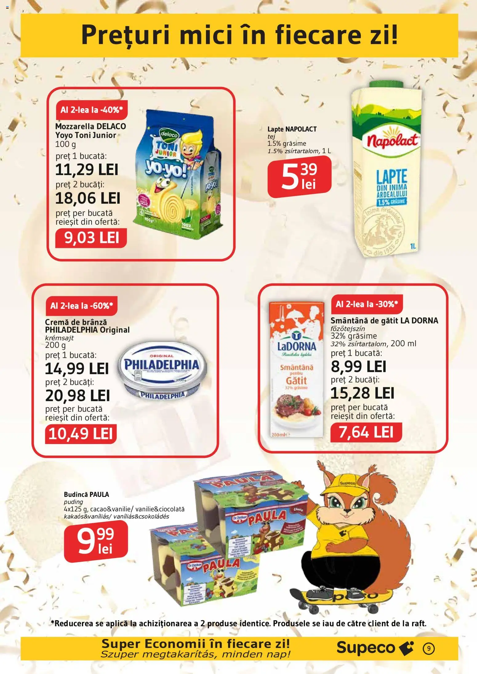 Catalog Supeco 3 - 15 Septembrie 2026 | Pagina 9 | Produse: Delaco, Aplică, Mozzarella, Cremă