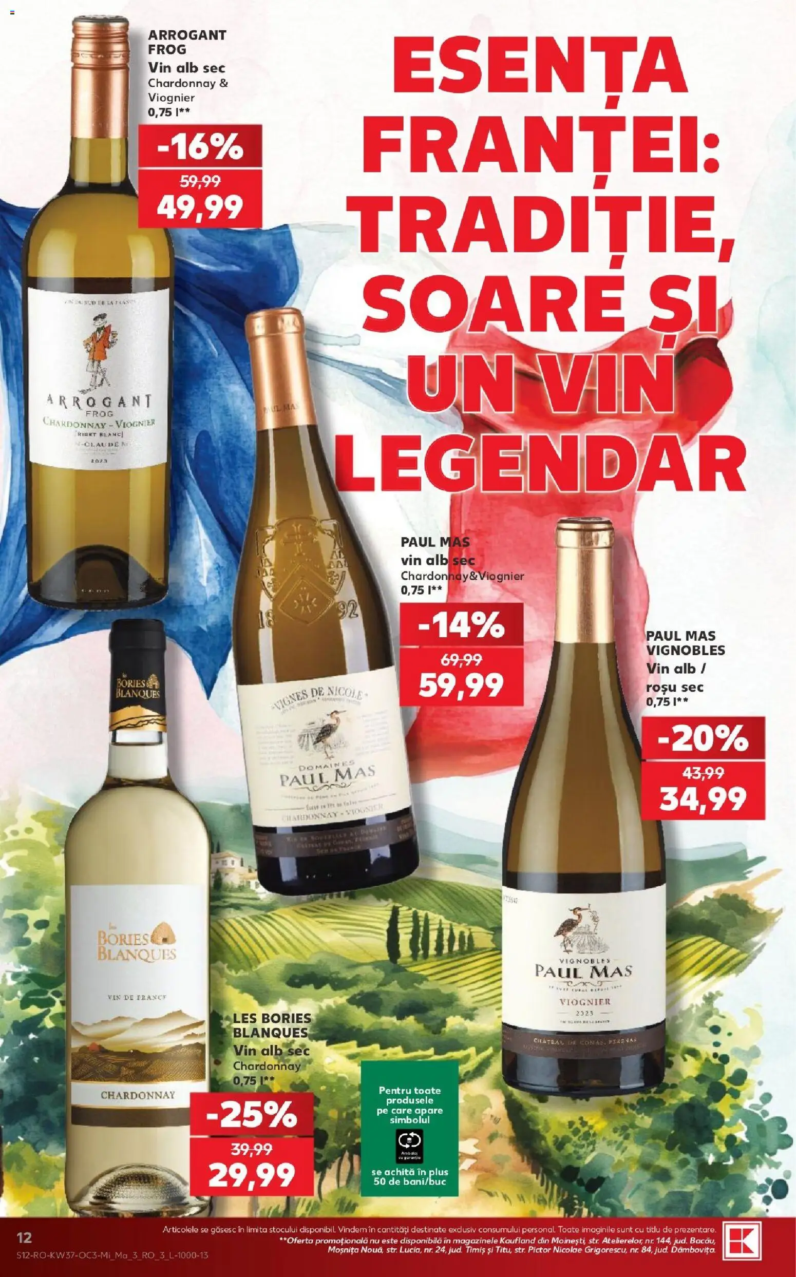 Catalog Kaufland 9 - 14 Septembrie 2026 | Pagina 12 | Produse: Vin alb, Vin, Plus