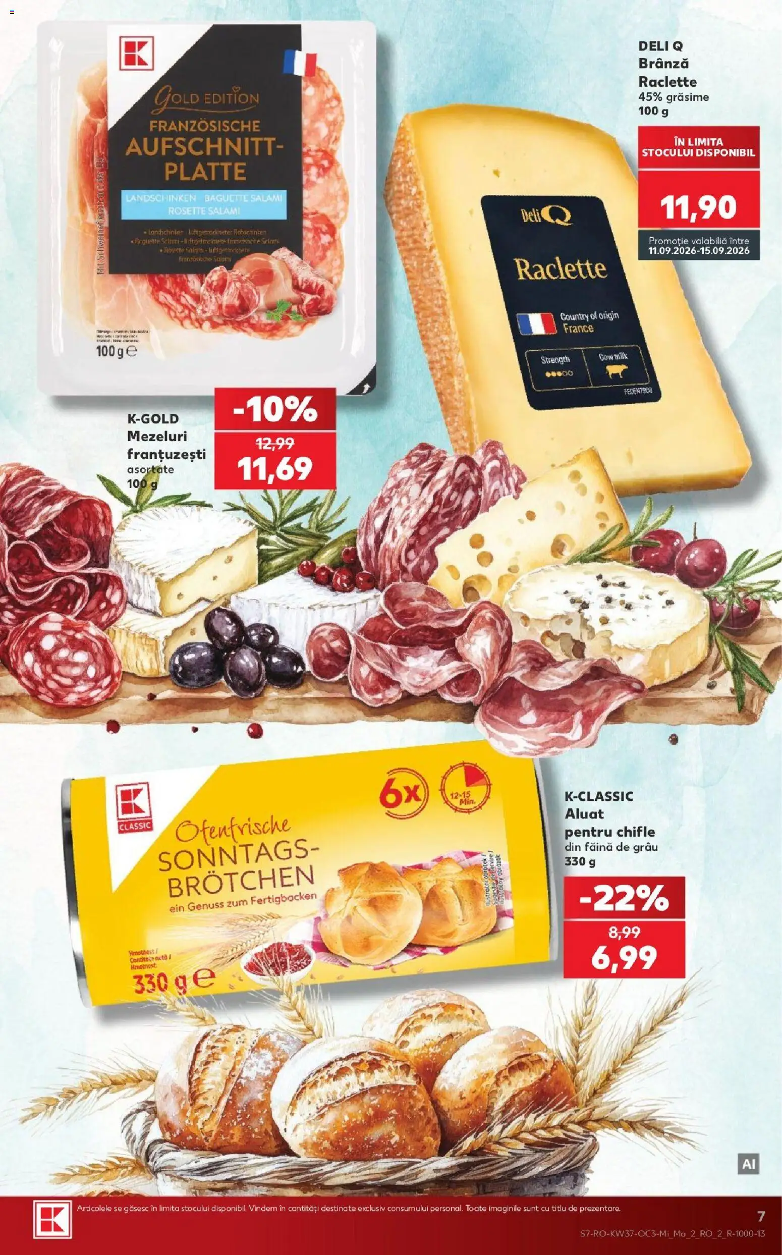 Catalog Kaufland 9 - 14 Septembrie 2026 | Pagina 7 | Produse: Aluat, Brânză, Făină