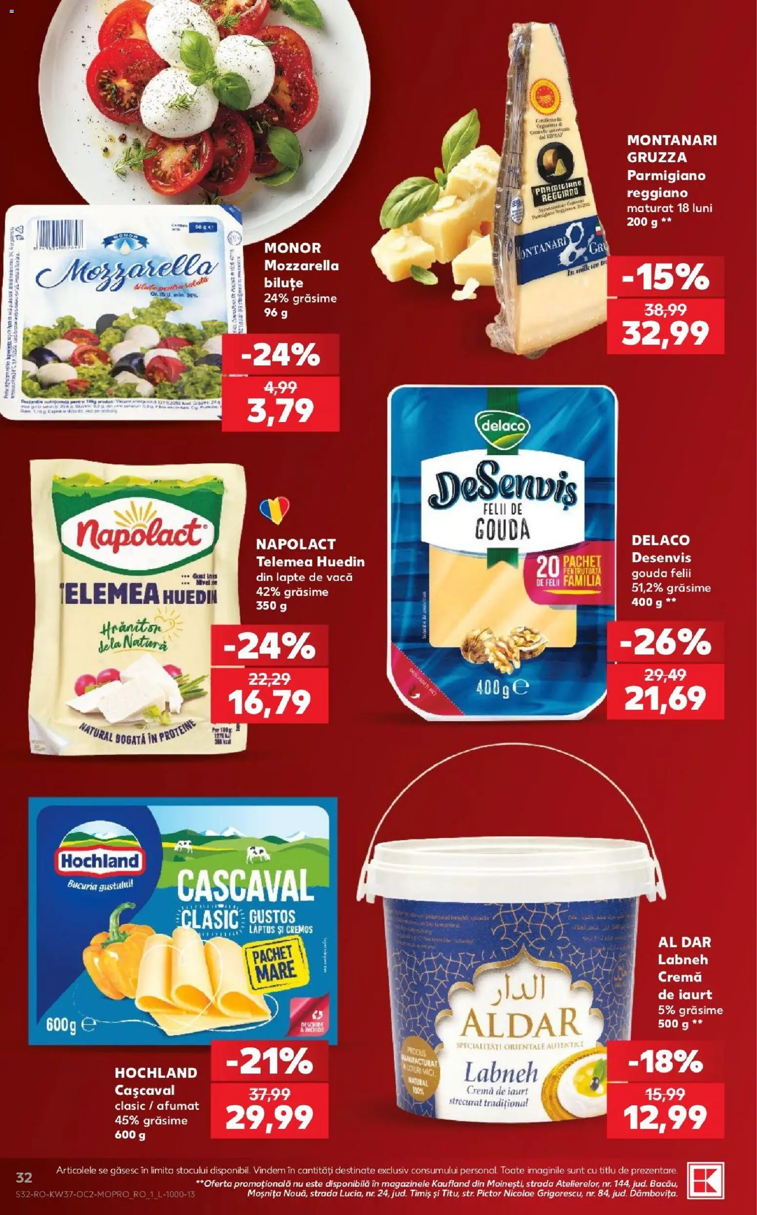 Catalog Kaufland 9 - 14 Septembrie 2026 | Pagina 32 | Produse: Delaco, Lapte, Hochland, Cremă