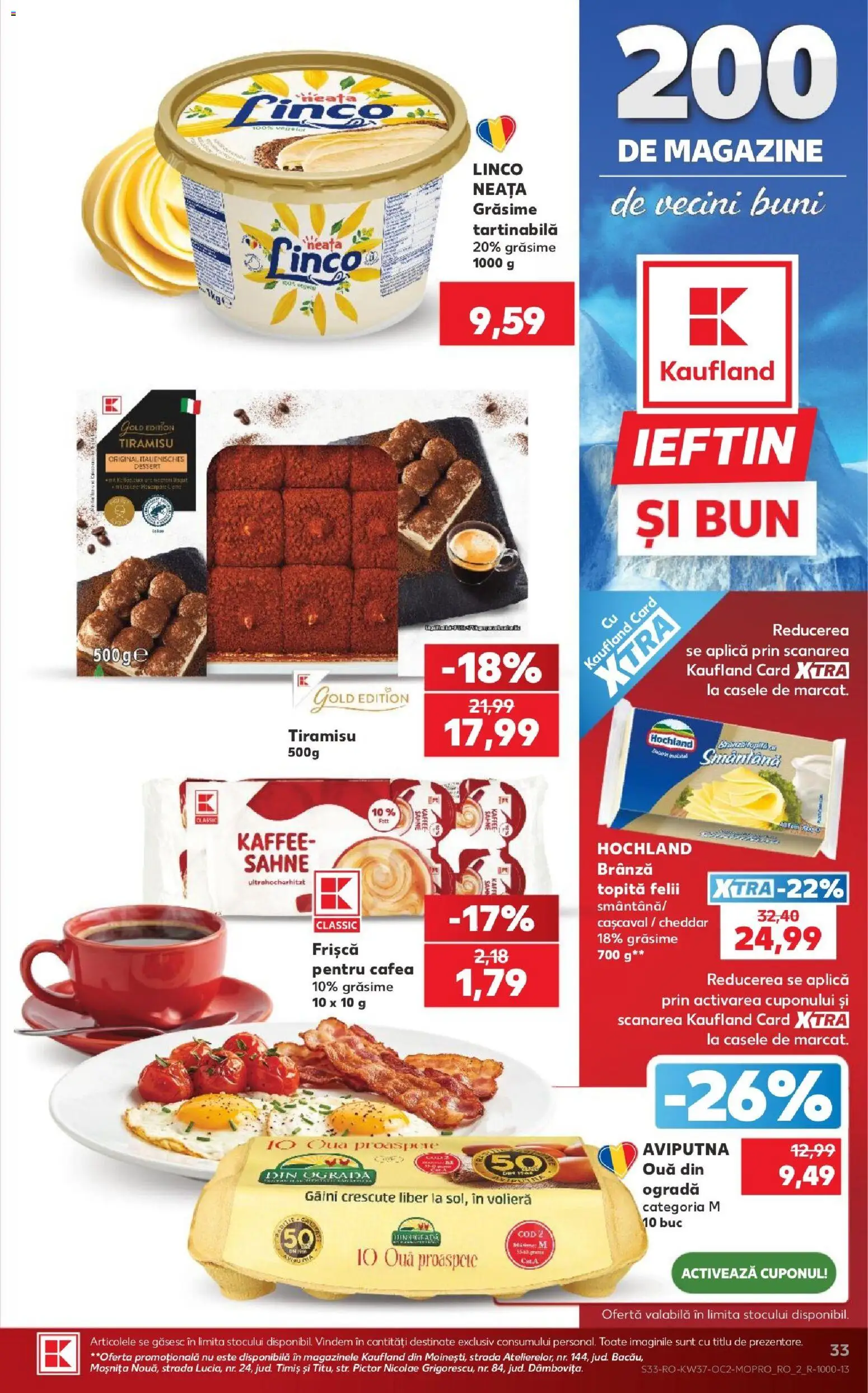 Catalog Kaufland 9 - 14 Septembrie 2026 | Pagina 33 | Produse: Cașcaval, Ouă, Cafea, Smântână