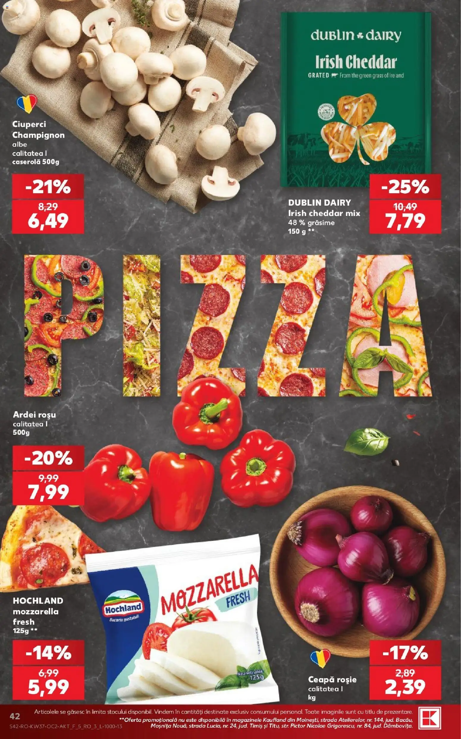 Catalog Kaufland 9 - 14 Septembrie 2026 | Pagina 42 | Produse: Caserola, Ciuperci, Mozzarella, Ceapă