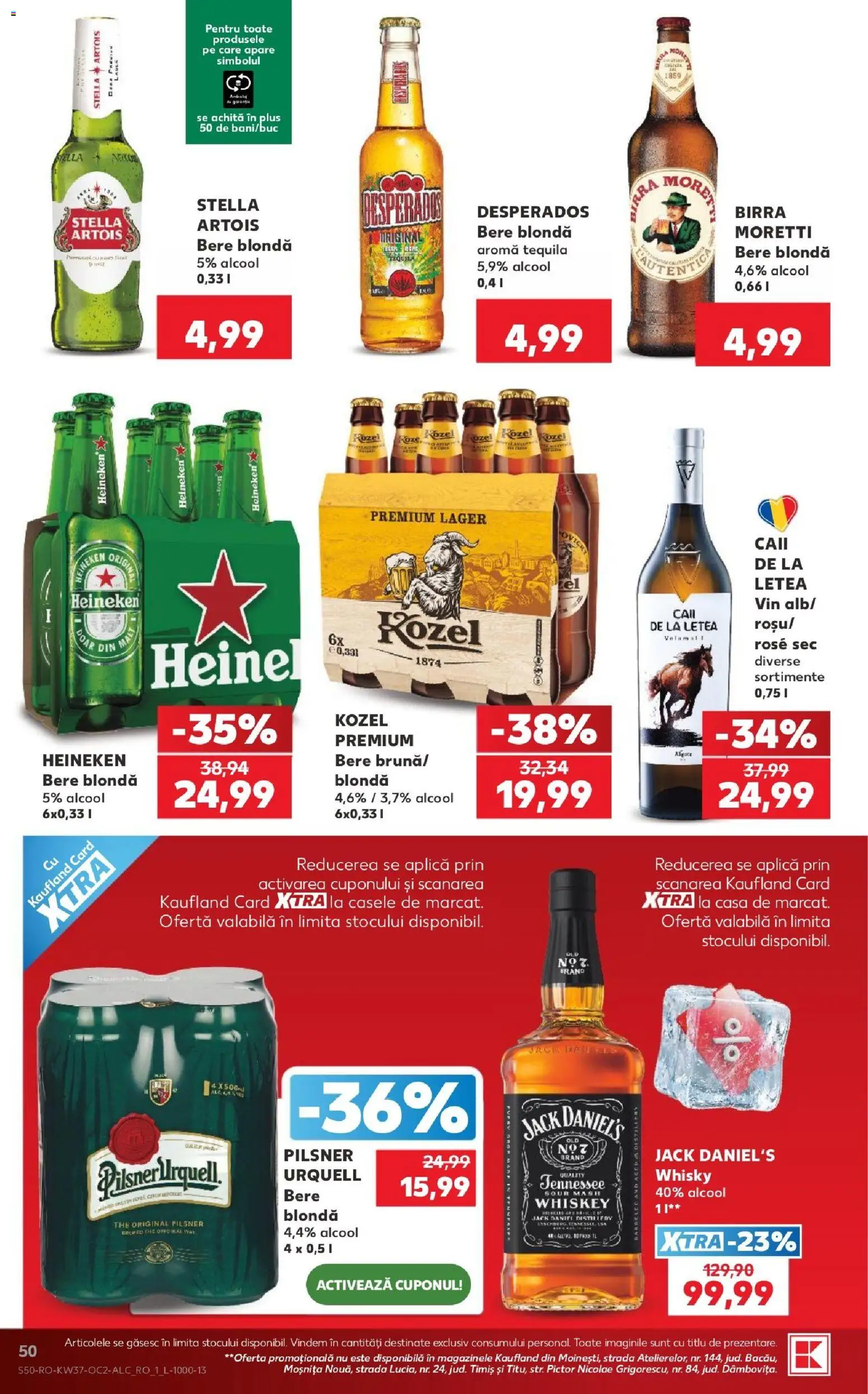 Catalog Kaufland 9 - 14 Septembrie 2026 | Pagina 50 | Produse: Desperados, Vin, Bere, Plus
