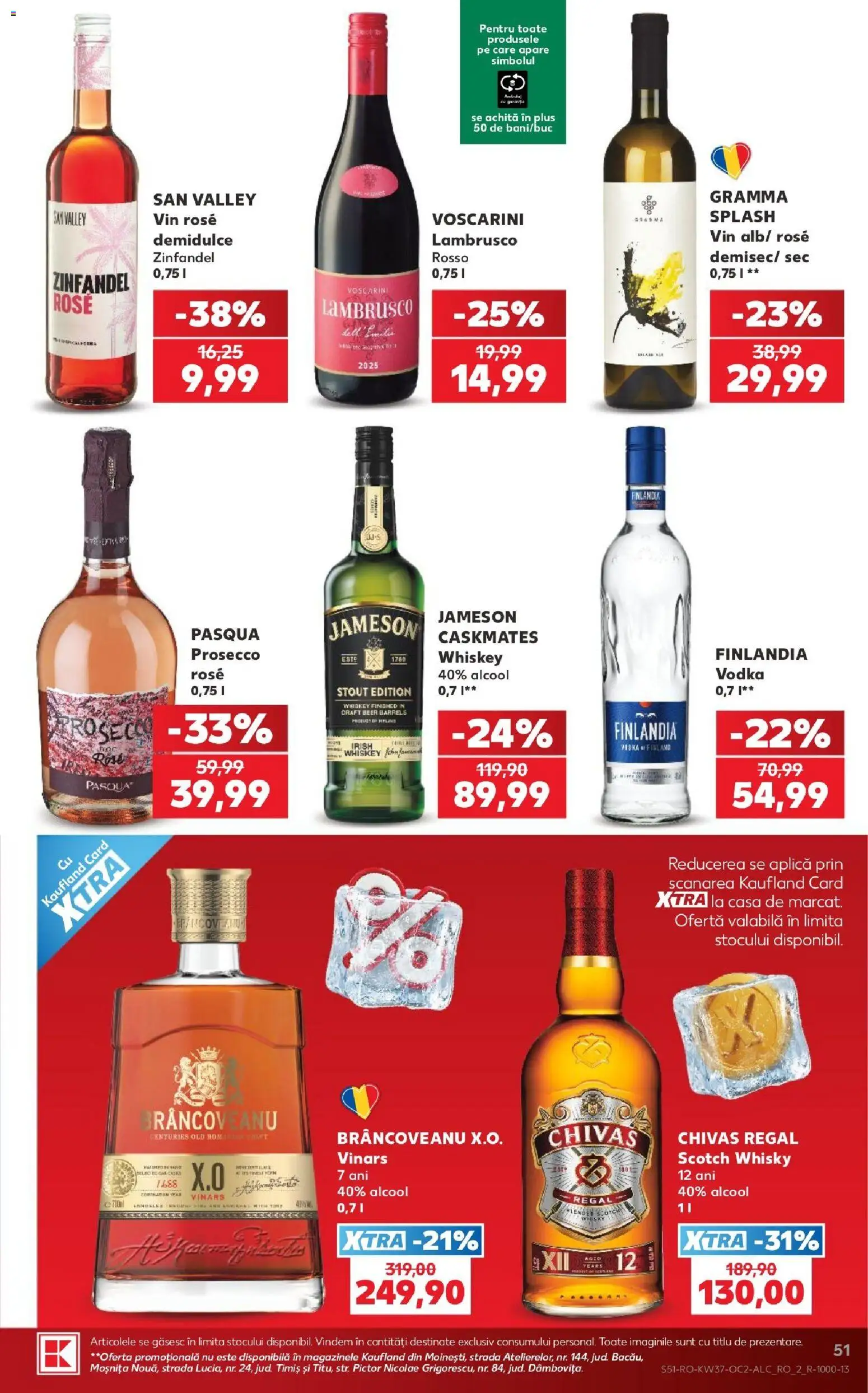 Catalog Kaufland 9 - 14 Septembrie 2026 | Pagina 51 | Produse: Scotch Whisky, Finlandia, Vodka, Plus