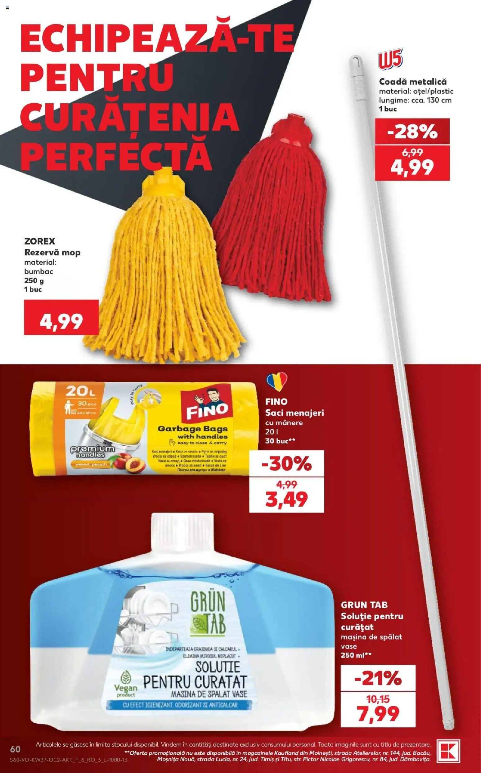 Catalog Kaufland 9 - 14 Septembrie 2026 | Pagina 60 | Produse: Mânere, Mașină De Spălat, Vase, Mop