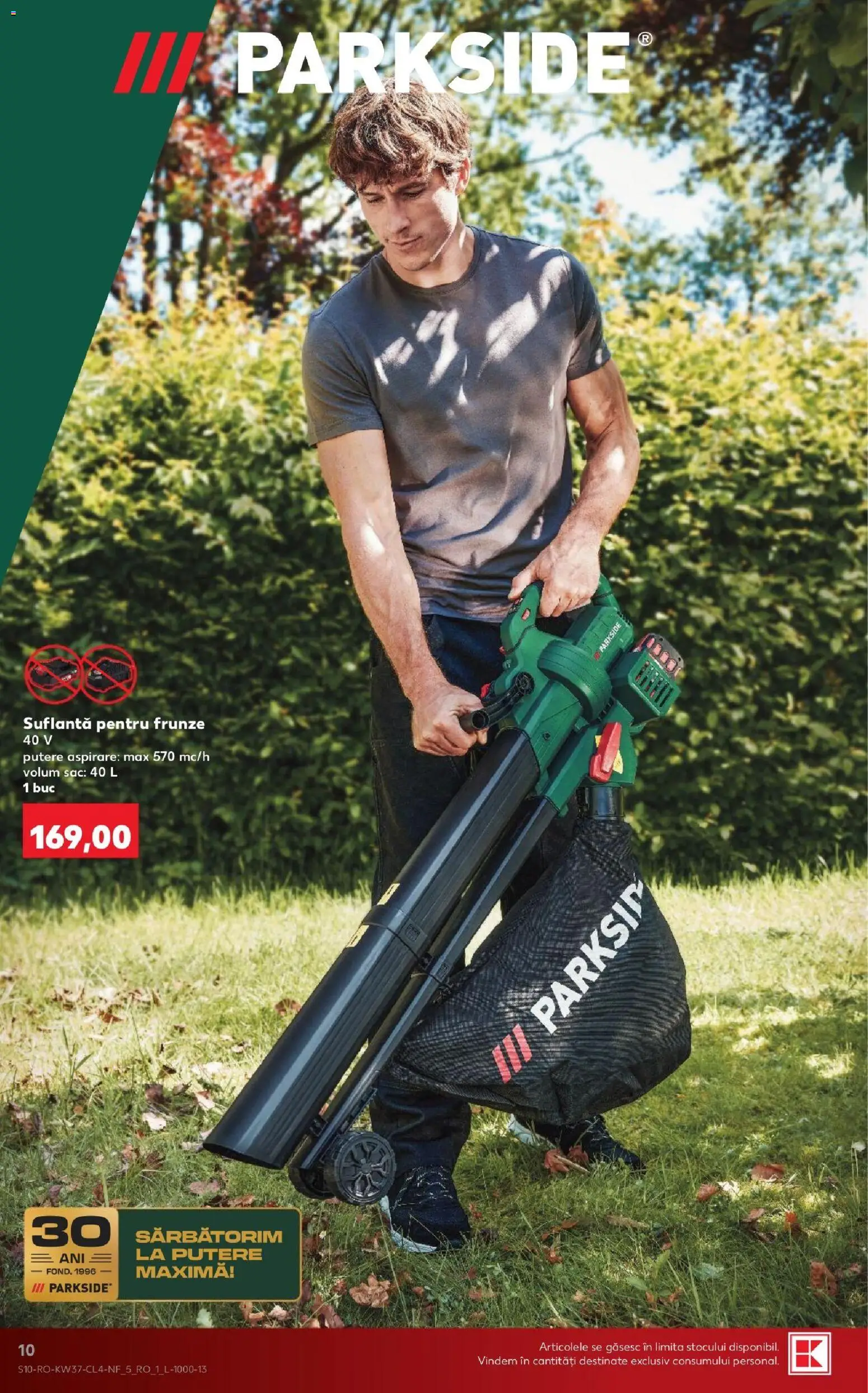 Catalog Kaufland 9 - 14 Septembrie 2026 | Pagina 10 | Produse: Suflantă, Parkside, Sac