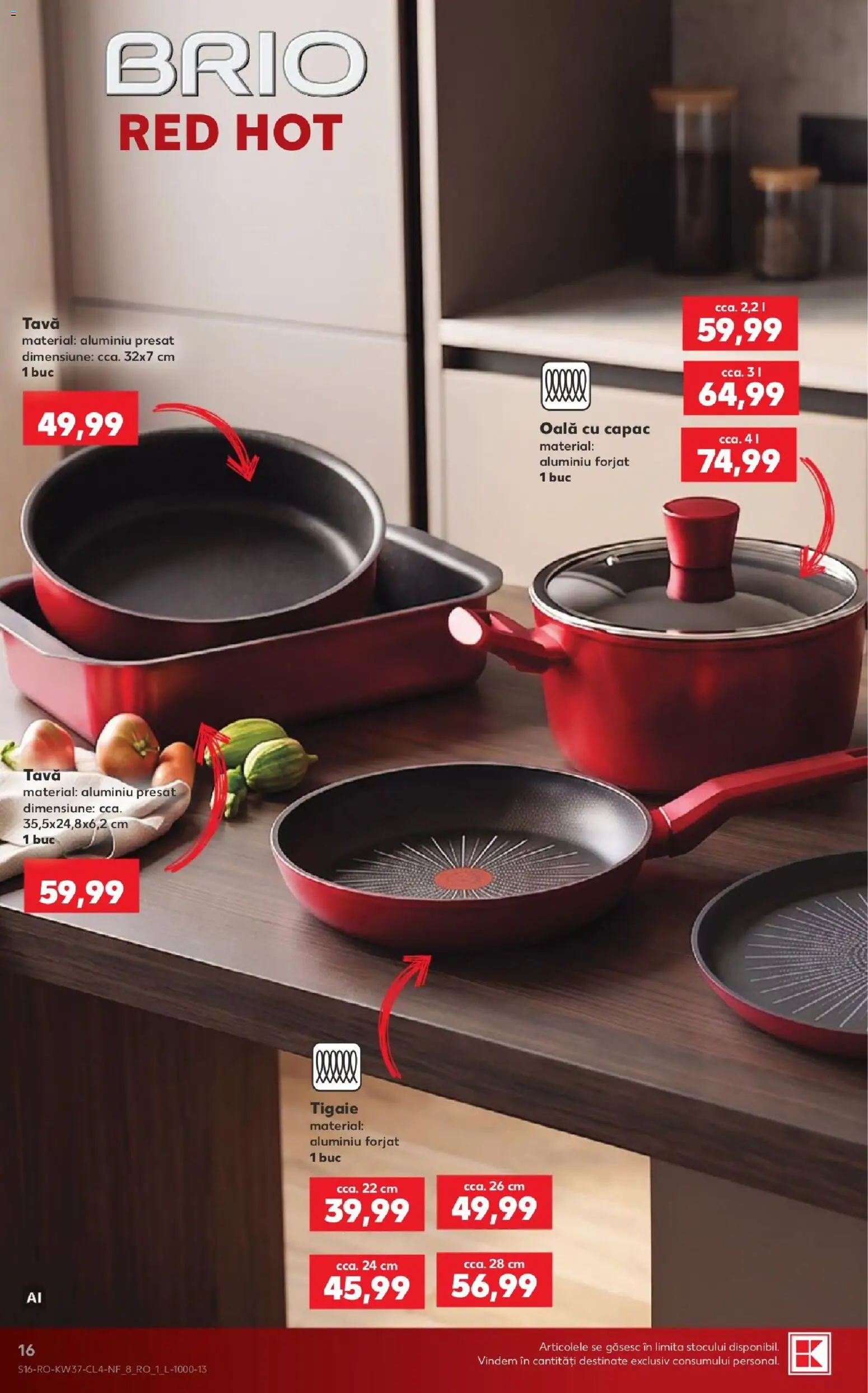 Catalog Kaufland 9 - 14 Septembrie 2026 | Pagina 16 | Produse: Tava, Tigaie, Oală