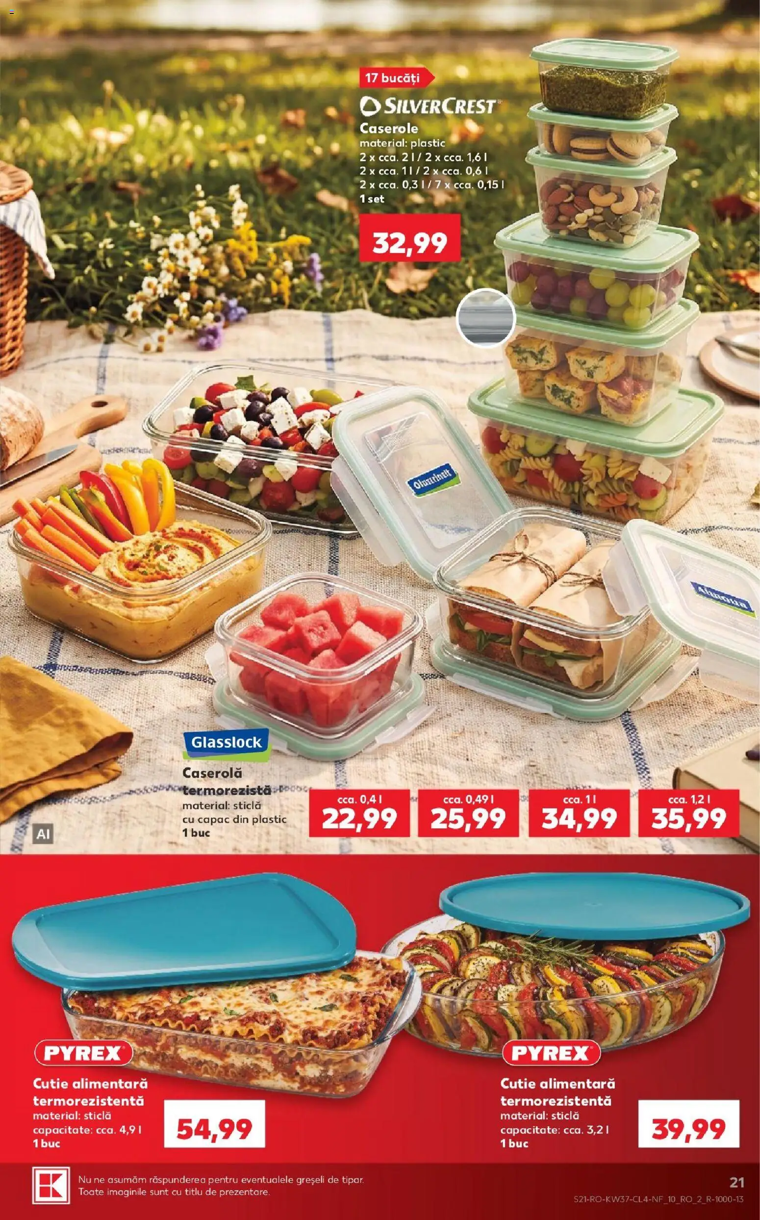 Catalog Kaufland 9 - 14 Septembrie 2026 | Pagina 21 | Produse: Caserole, Caserola, Cutie