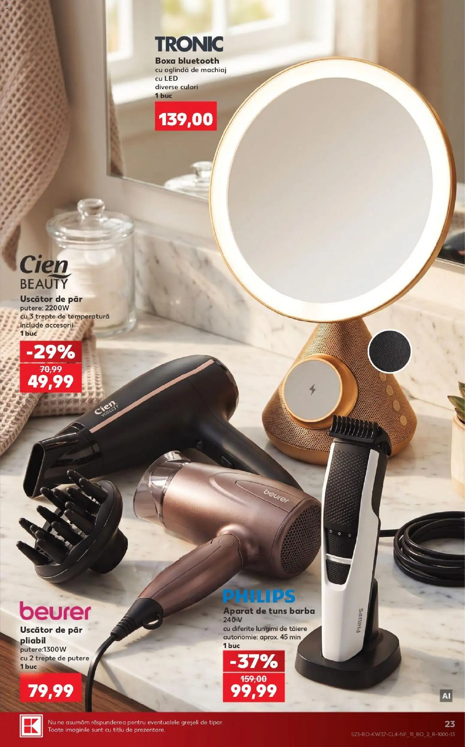 Catalog Kaufland 9 - 14 Septembrie 2026 | Pagina 23 | Produse: Philips, Cien, Boxă Bluetooth, LED