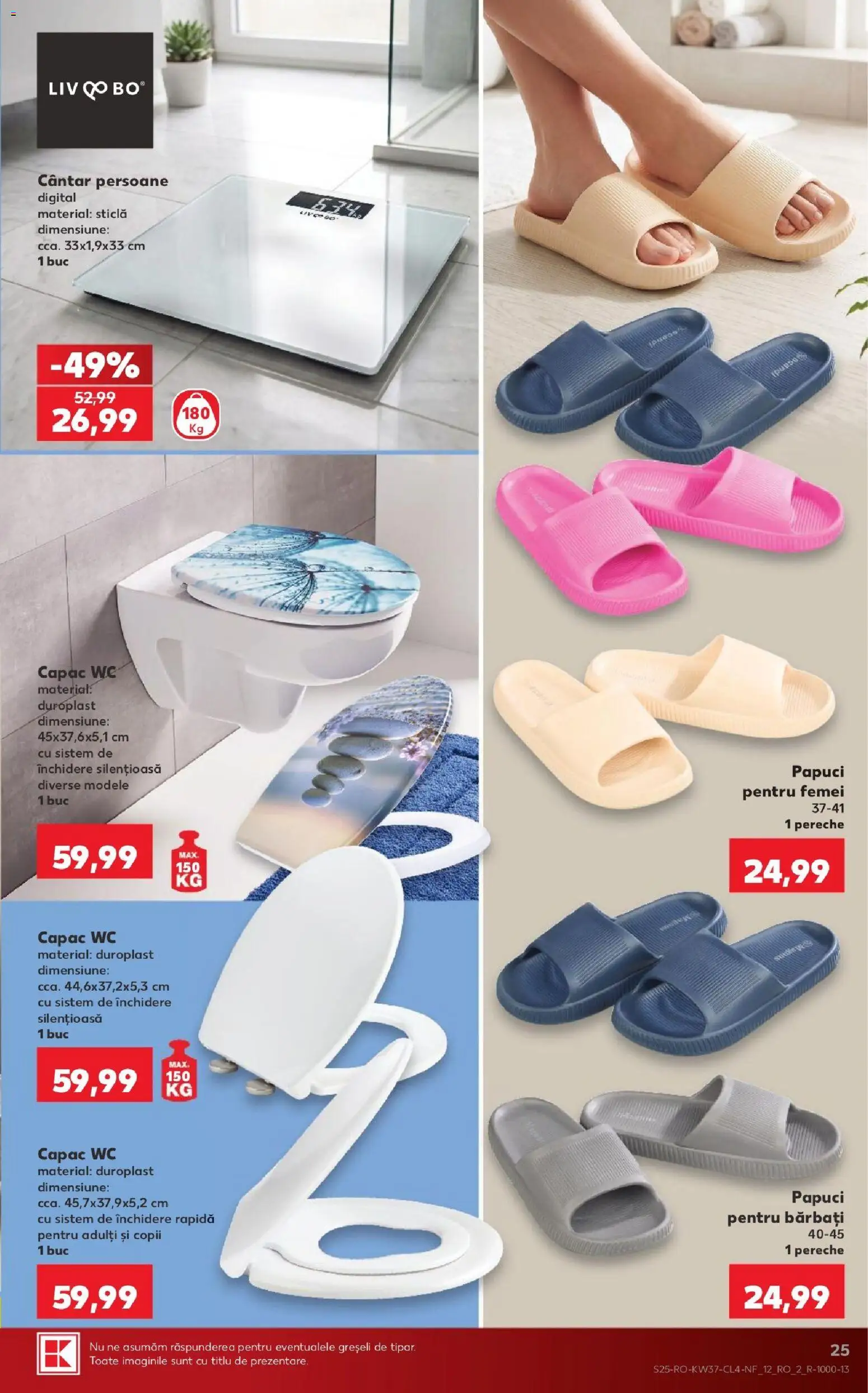 Catalog Kaufland 9 - 14 Septembrie 2026 | Pagina 25 | Produse: Cântar, Papuci