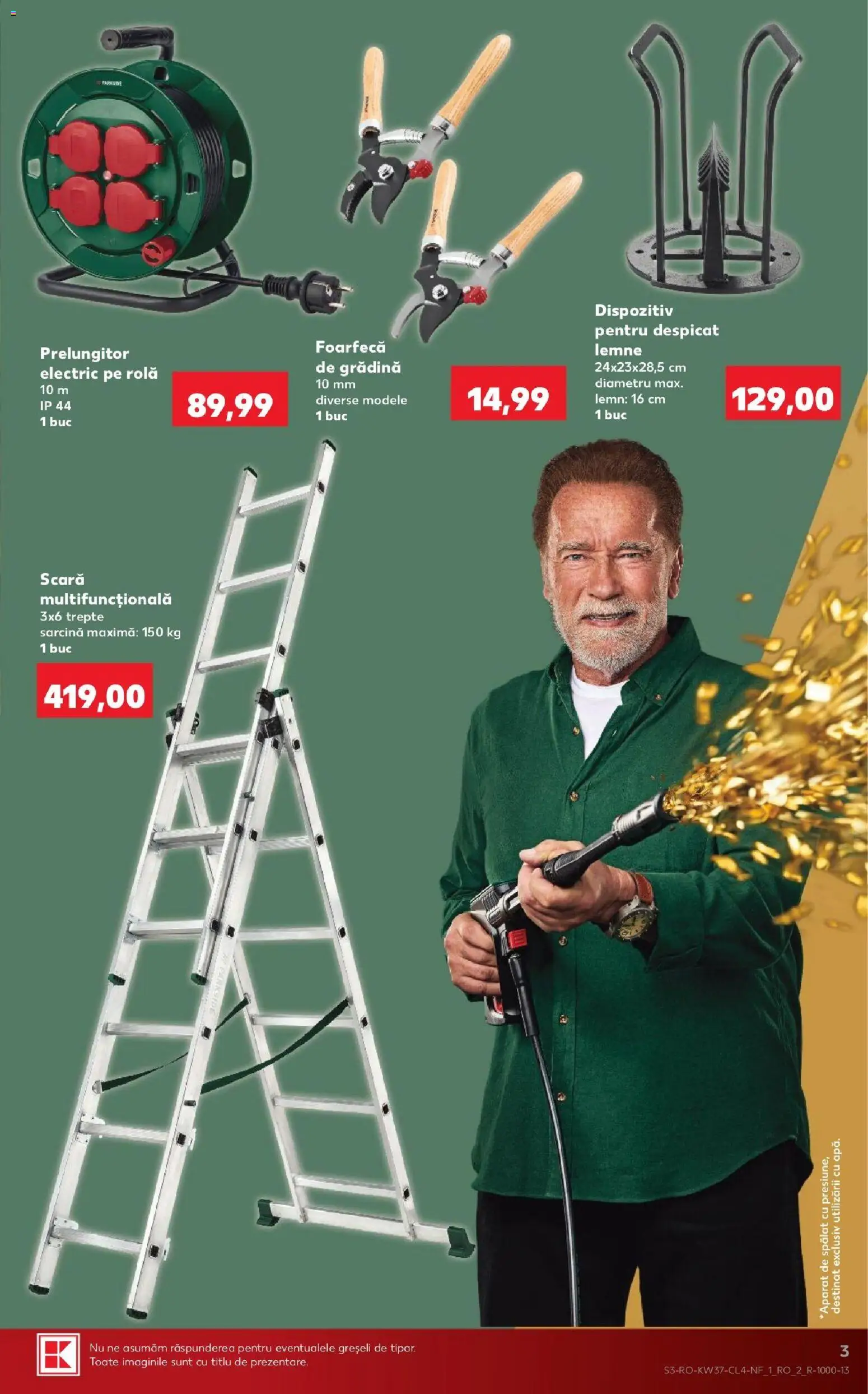 Catalog Kaufland 9 - 14 Septembrie 2026 | Pagina 3 | Produse: Prelungitor, Gradina, Scară