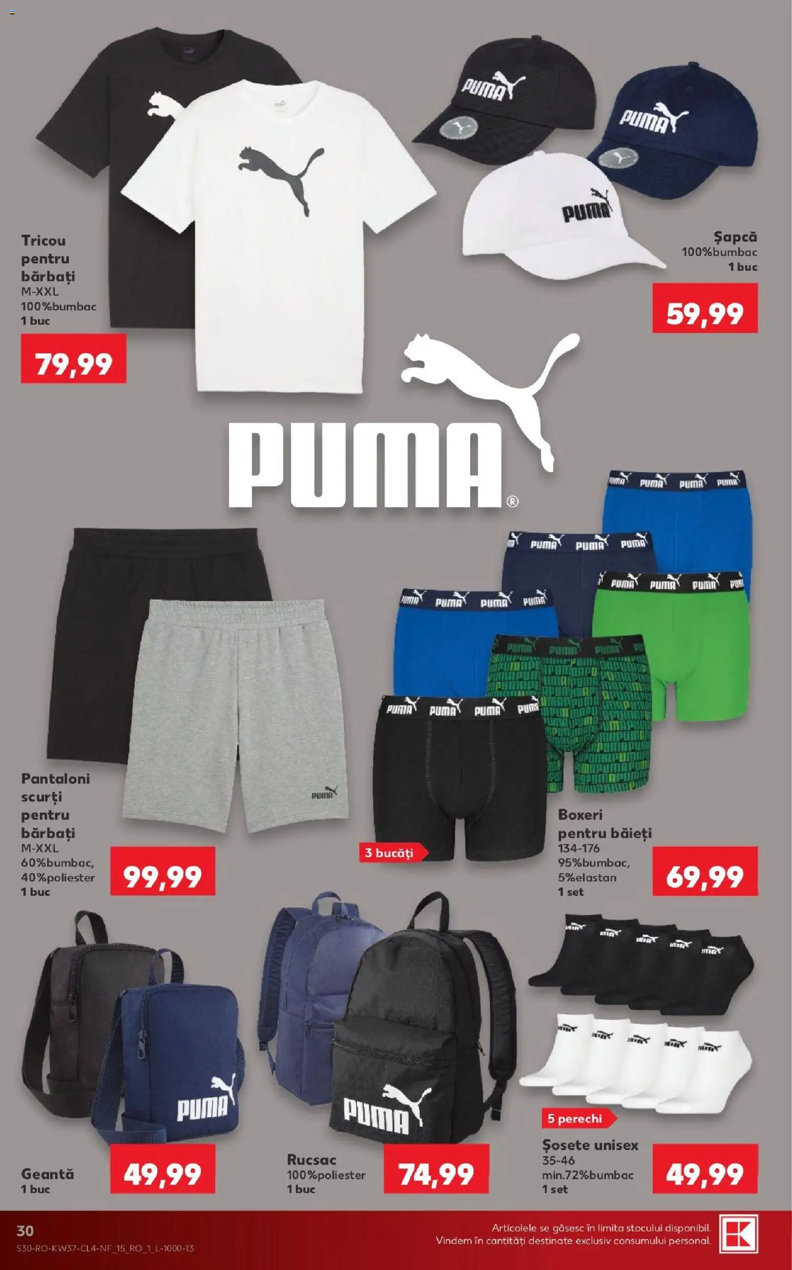 Catalog Kaufland 9 - 14 Septembrie 2026 | Pagina 30 | Produse: Geantă, Tricou, Șosete, Rucsac