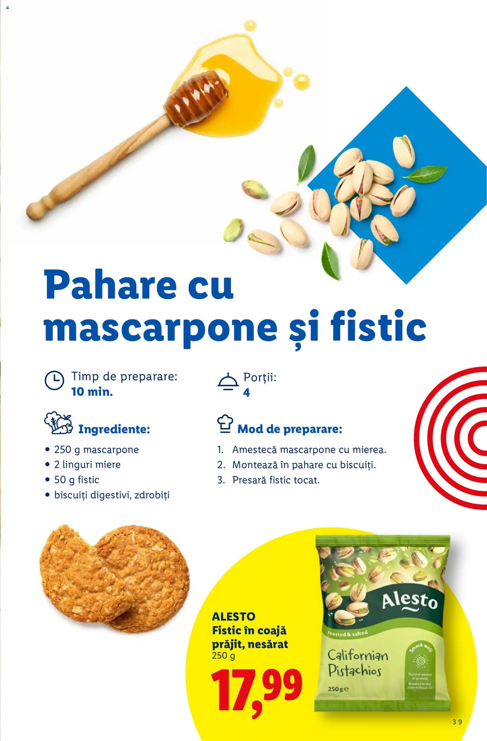 Catalog LIDL 7 2026 - 6 Septembrie 2028 | Pagina 39 | Produse: Miere, Pahare, Mascarpone, Biscuiți