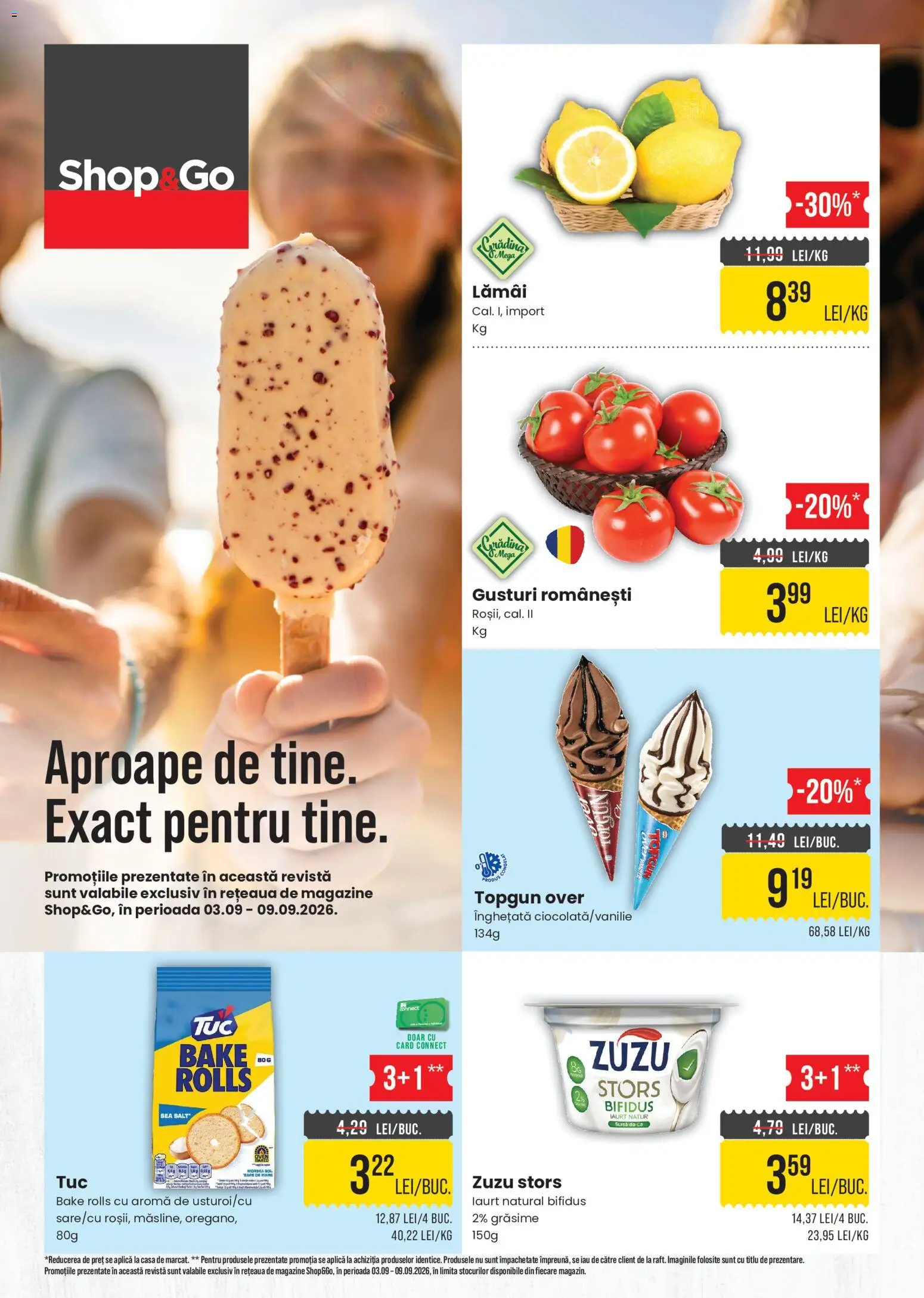 Catalog Mega Image 3 - 8 Septembrie 2026 | Pagina 1 | Produse: Lamai, Aplică, Zuzu, Înghețată