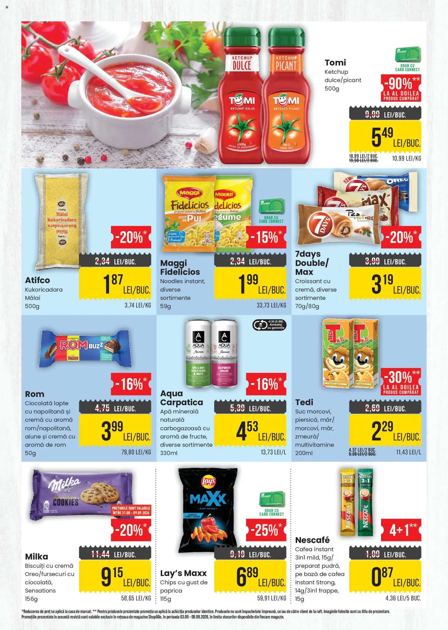 Catalog Mega Image 3 - 8 Septembrie 2026 | Pagina 3 | Produse: Alune, Ciocolată, Rom, Ketchup