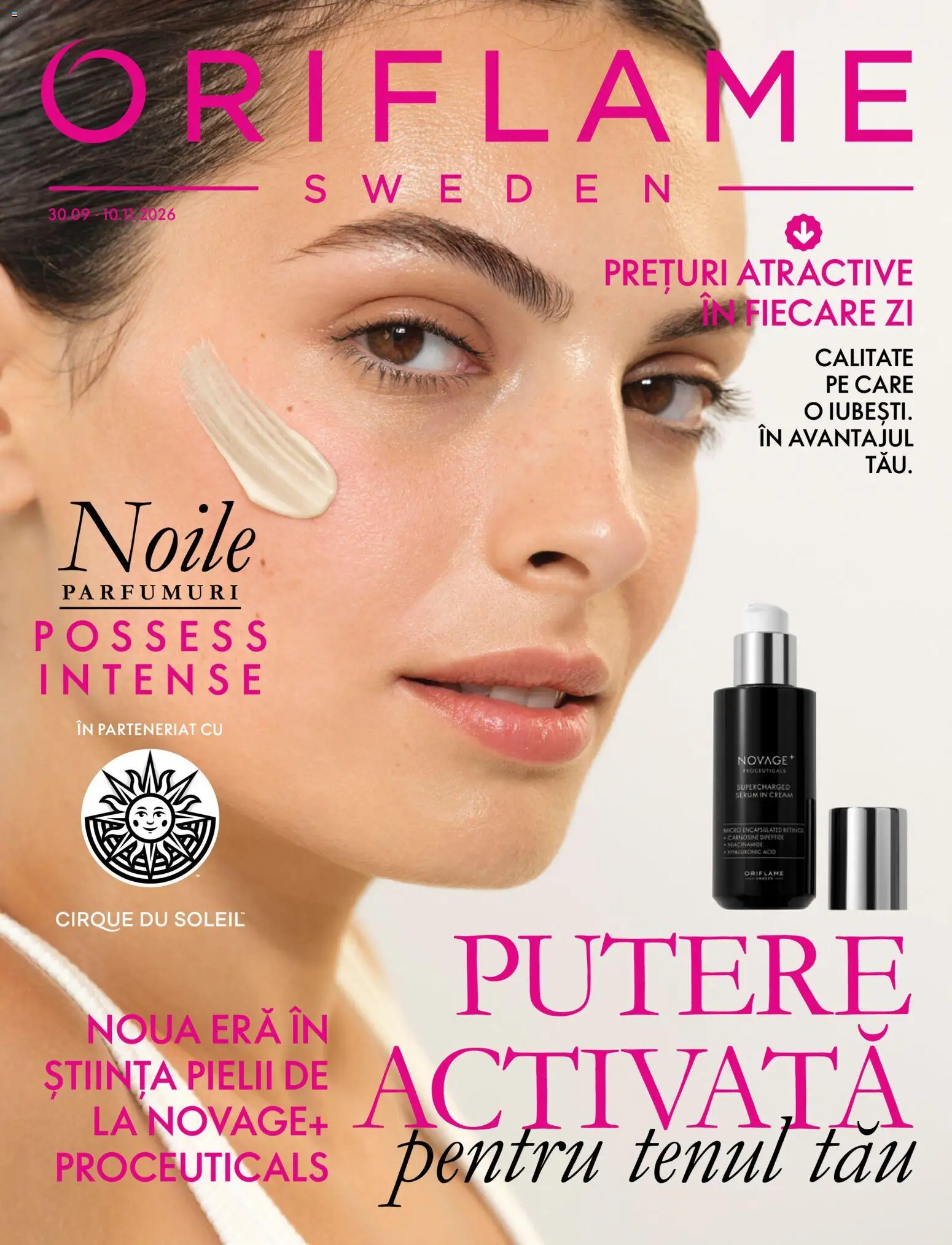 Catalog Oriflame 30 Septembrie - 9 Noiembrie 2026 | Pagina 1 | Produse: Serum, Intense