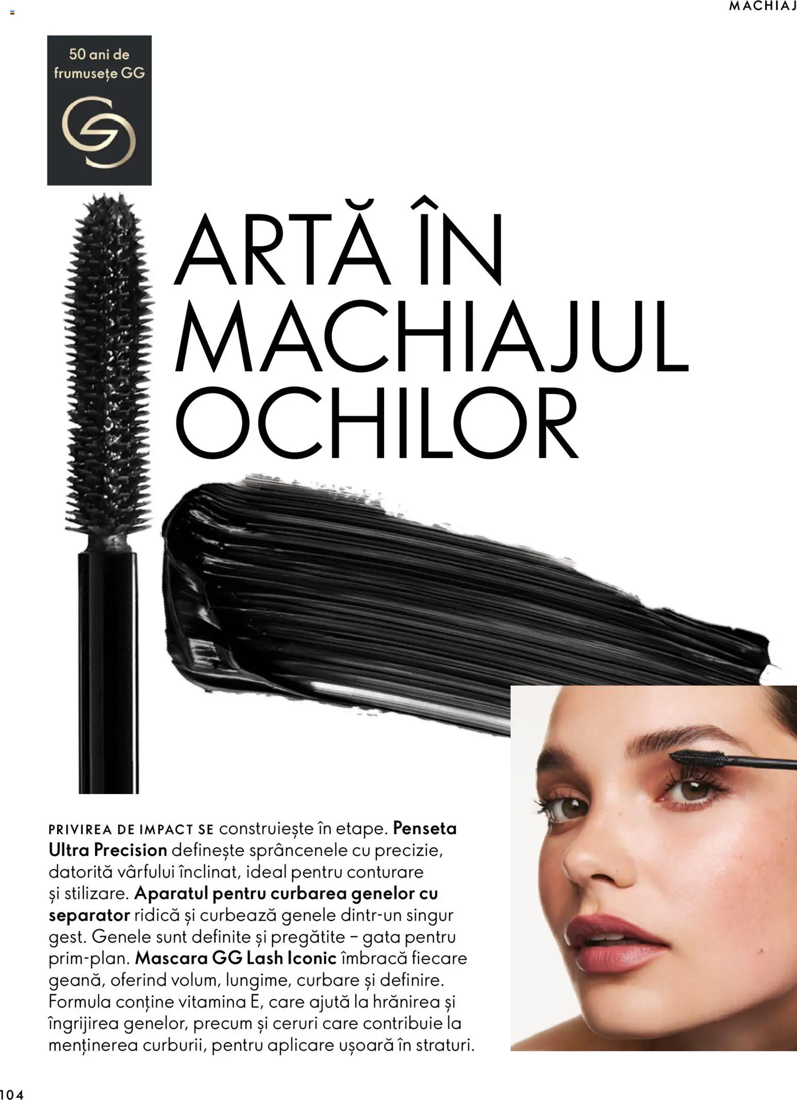 Catalog Oriflame 30 Septembrie - 9 Noiembrie 2026 | Pagina 104 | Produse: Pensetă, Mascara, Impact