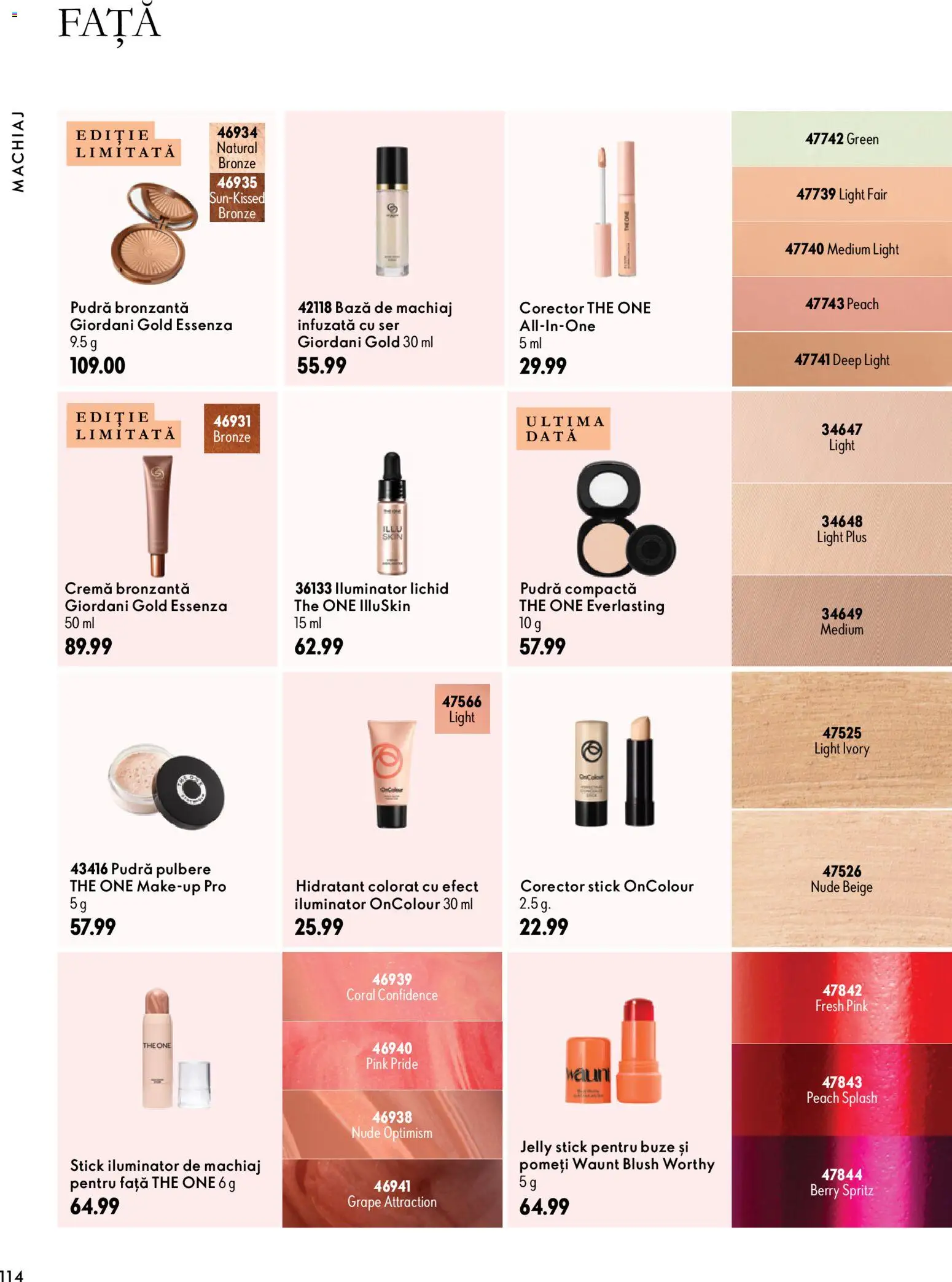 Catalog Oriflame 30 Septembrie - 9 Noiembrie 2026 | Pagina 114 | Produse: Machiaj, Blush, Cremă, Plus