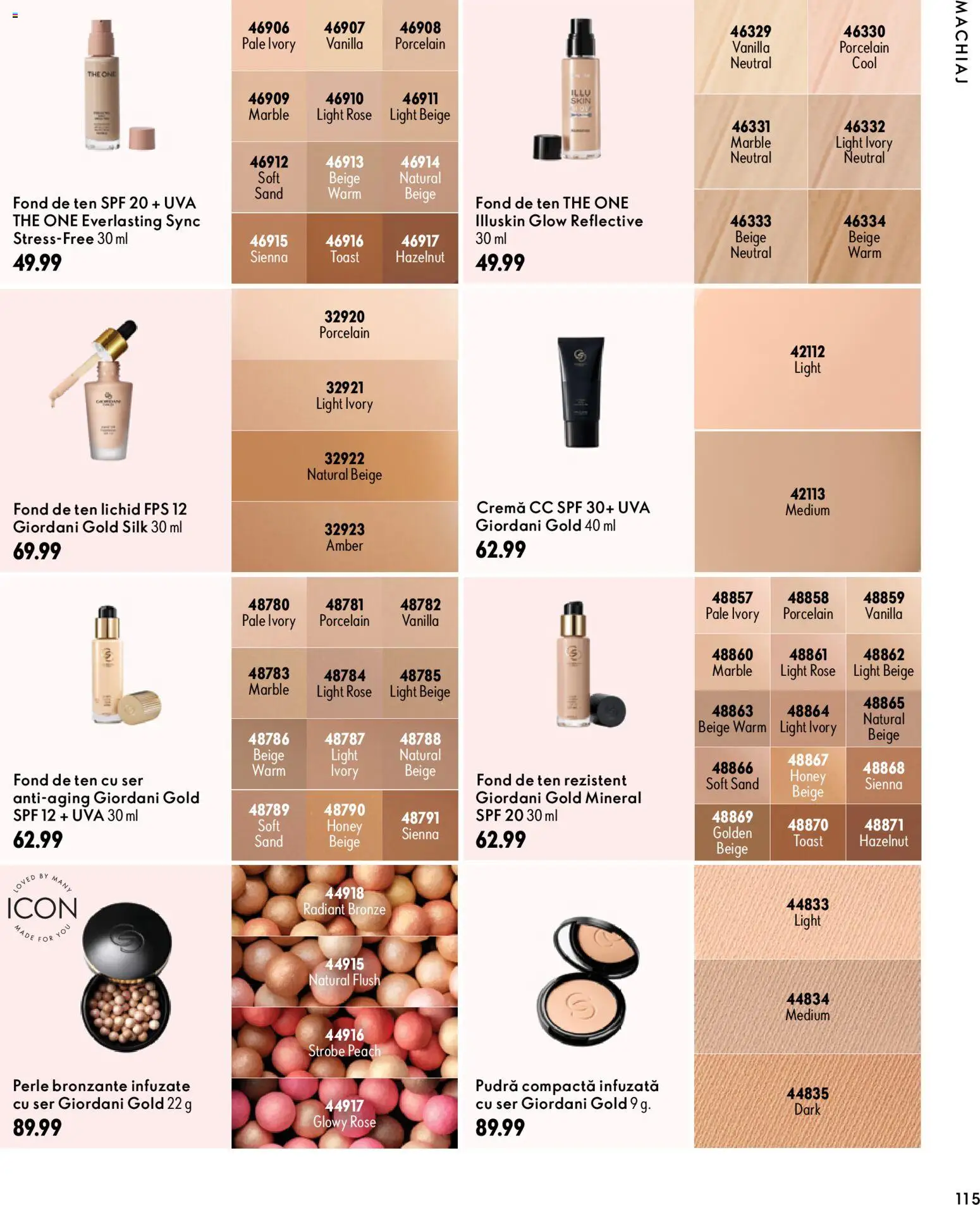 Catalog Oriflame 30 Septembrie - 9 Noiembrie 2026 | Pagina 115 | Produse: Fond de ten, Perle, Machiaj, Pudră