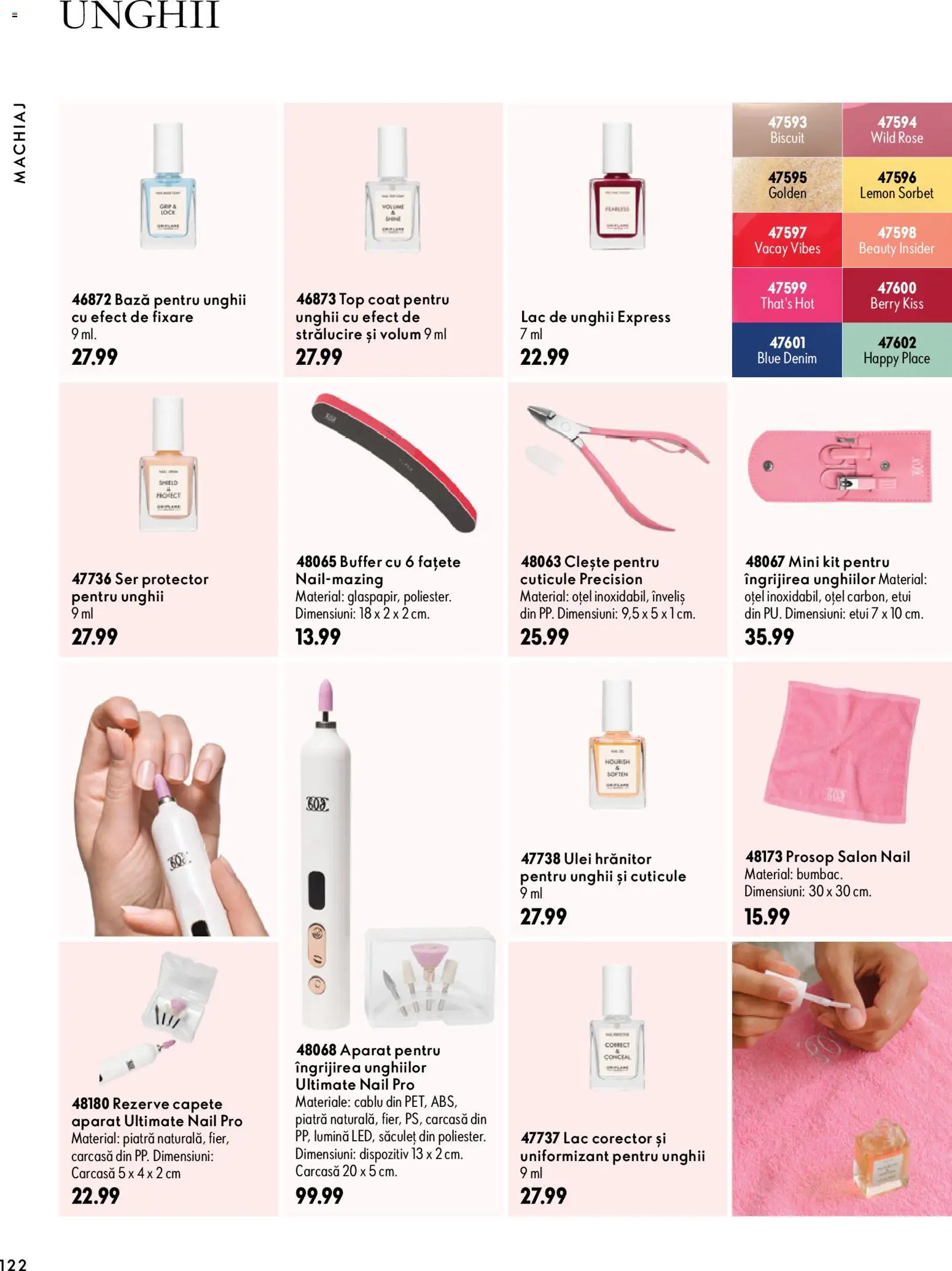Catalog Oriflame 30 Septembrie - 9 Noiembrie 2026 | Pagina 122 | Produse: Cablu, Carcasă, Clește, Ulei
