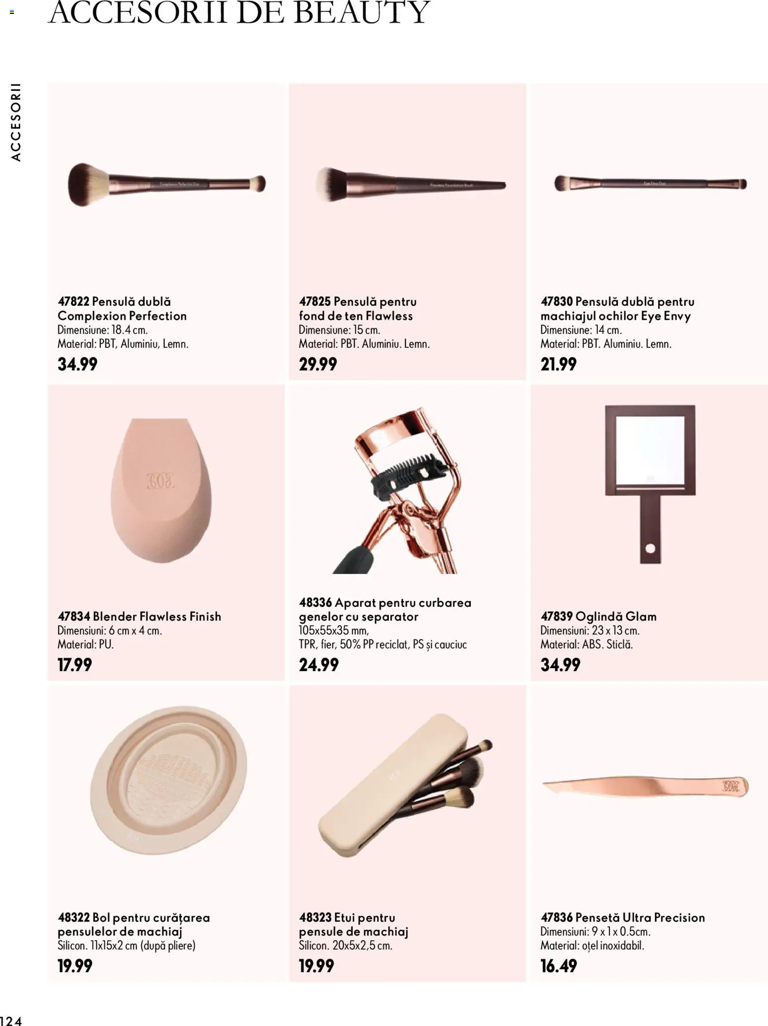 Catalog Oriflame 30 Septembrie - 9 Noiembrie 2026 | Pagina 124 | Produse: Fond de ten, Bol, Oglindă, Machiaj
