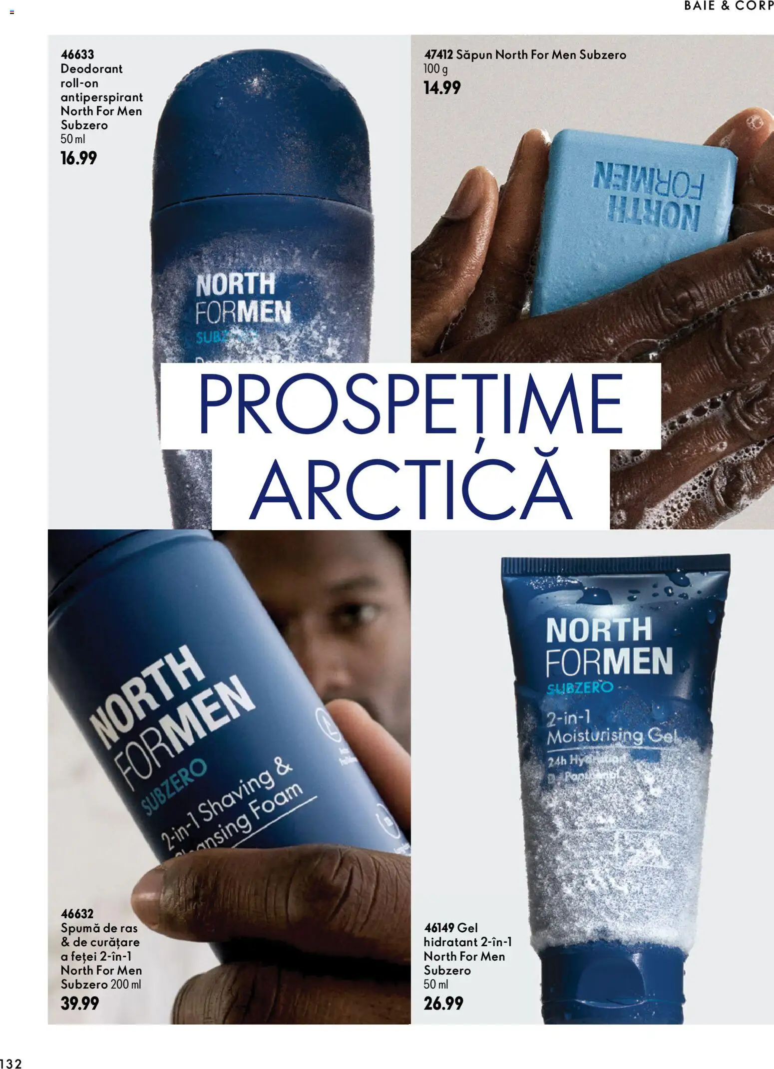 Catalog Oriflame 30 Septembrie - 9 Noiembrie 2026 | Pagina 132 | Produse: Spumă de ras, Săpun, Deodorant, Antiperspirant