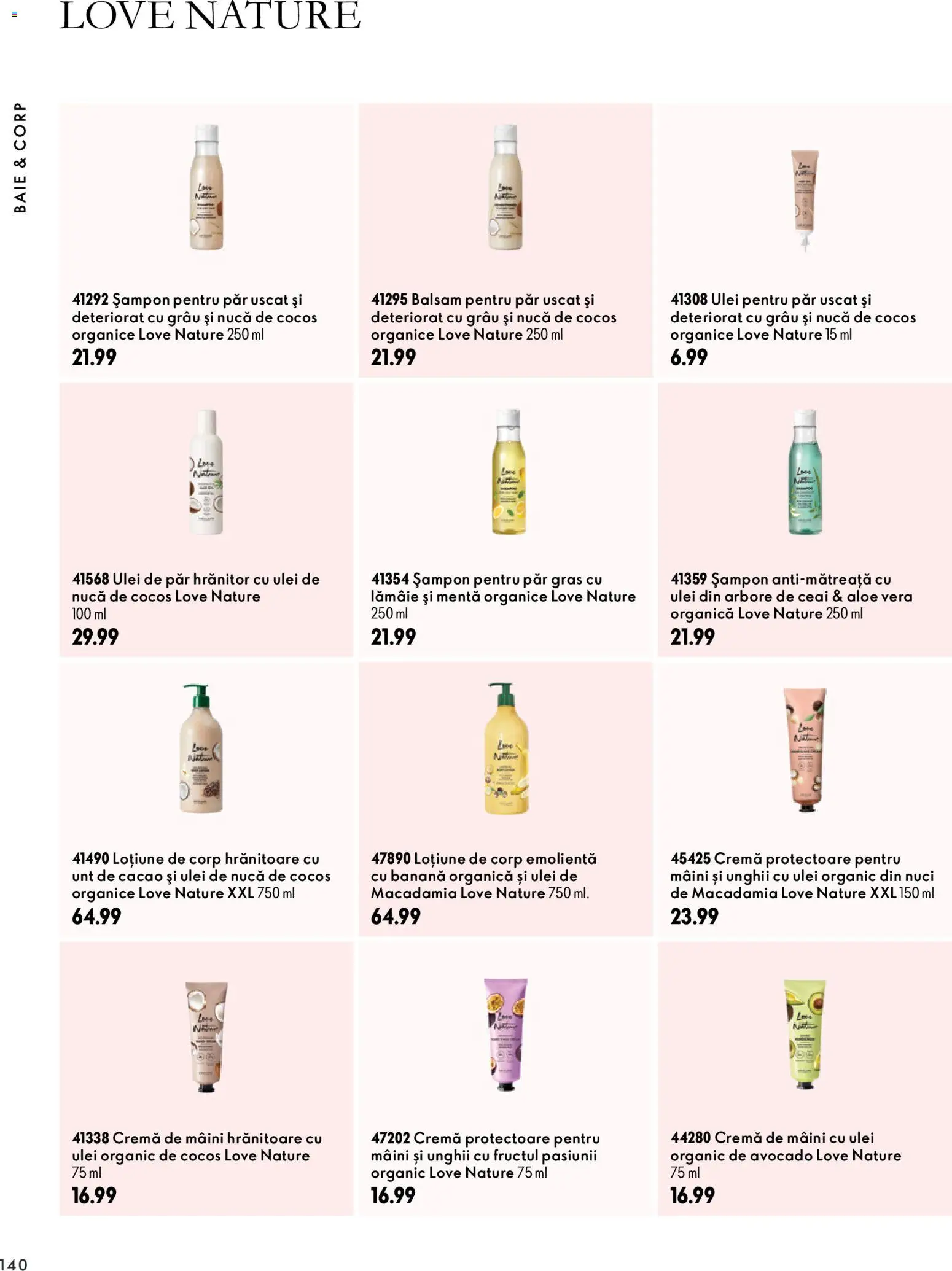 Catalog Oriflame 30 Septembrie - 9 Noiembrie 2026 | Pagina 140 | Produse: Ulei de păr, Cremă, Lotiune de Corp, Cacao