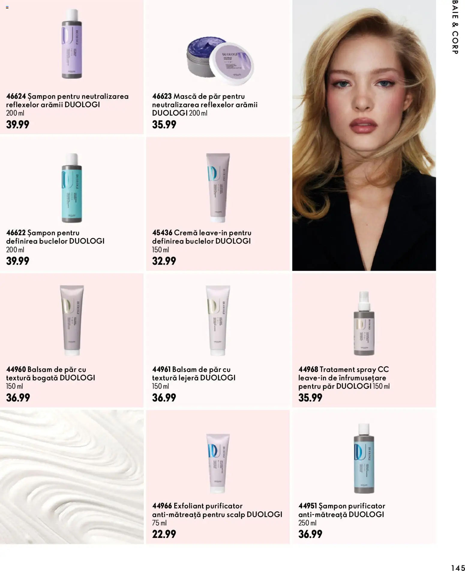 Catalog Oriflame 30 Septembrie - 9 Noiembrie 2026 | Pagina 145 | Produse: Exfoliant, Șampon, Mască de păr, Balsam de păr