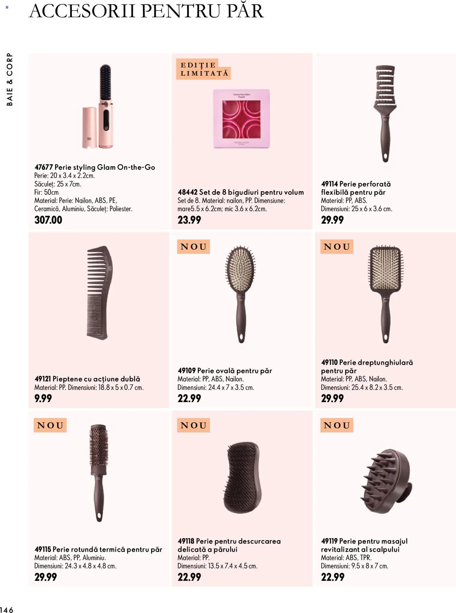 Catalog Oriflame 30 Septembrie - 9 Noiembrie 2026 | Pagina 146 | Produse: Pieptene, Perie