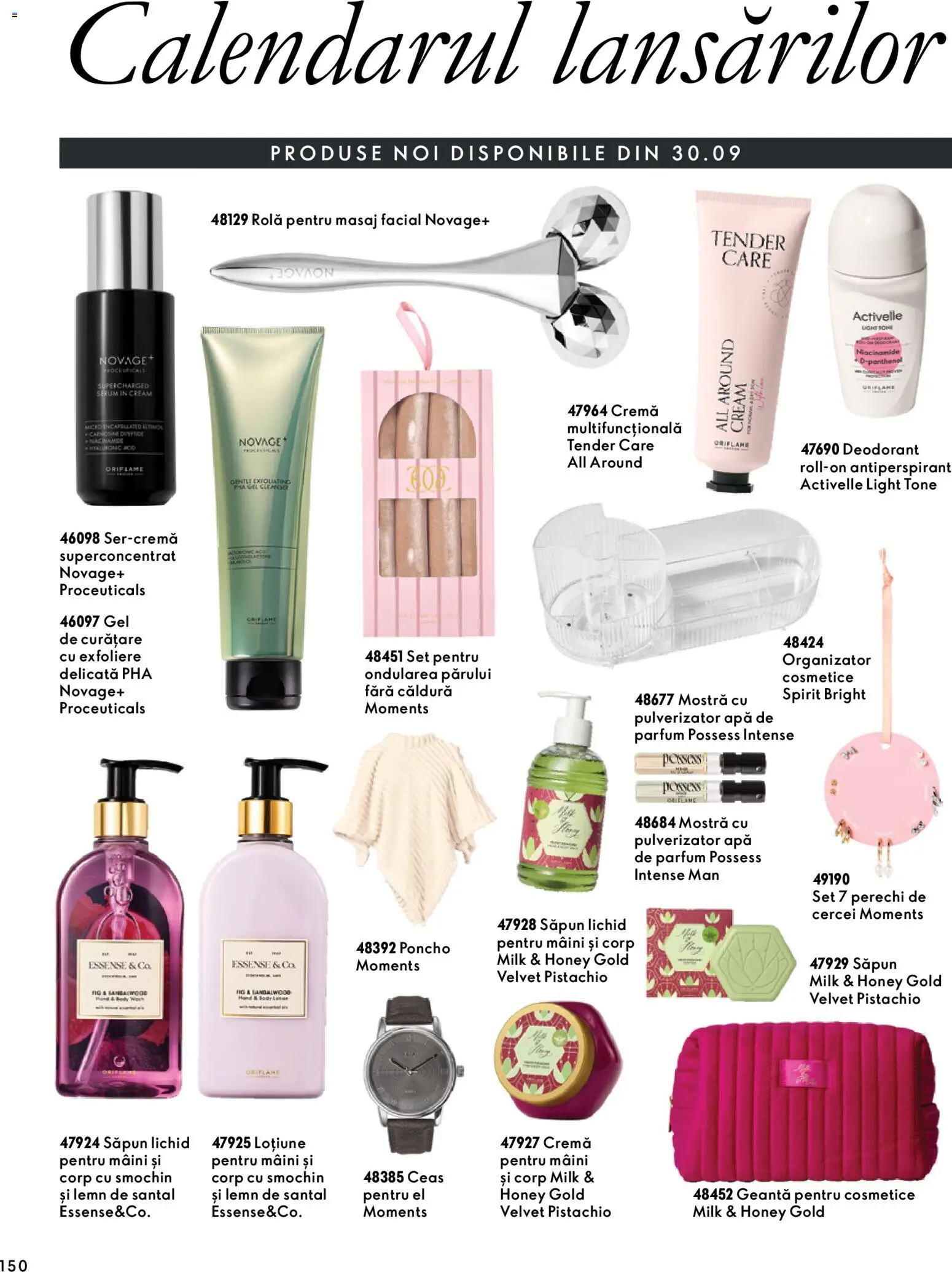 Catalog Oriflame 30 Septembrie - 9 Noiembrie 2026 | Pagina 150 | Produse: Serum, Body, Organizator, Intense