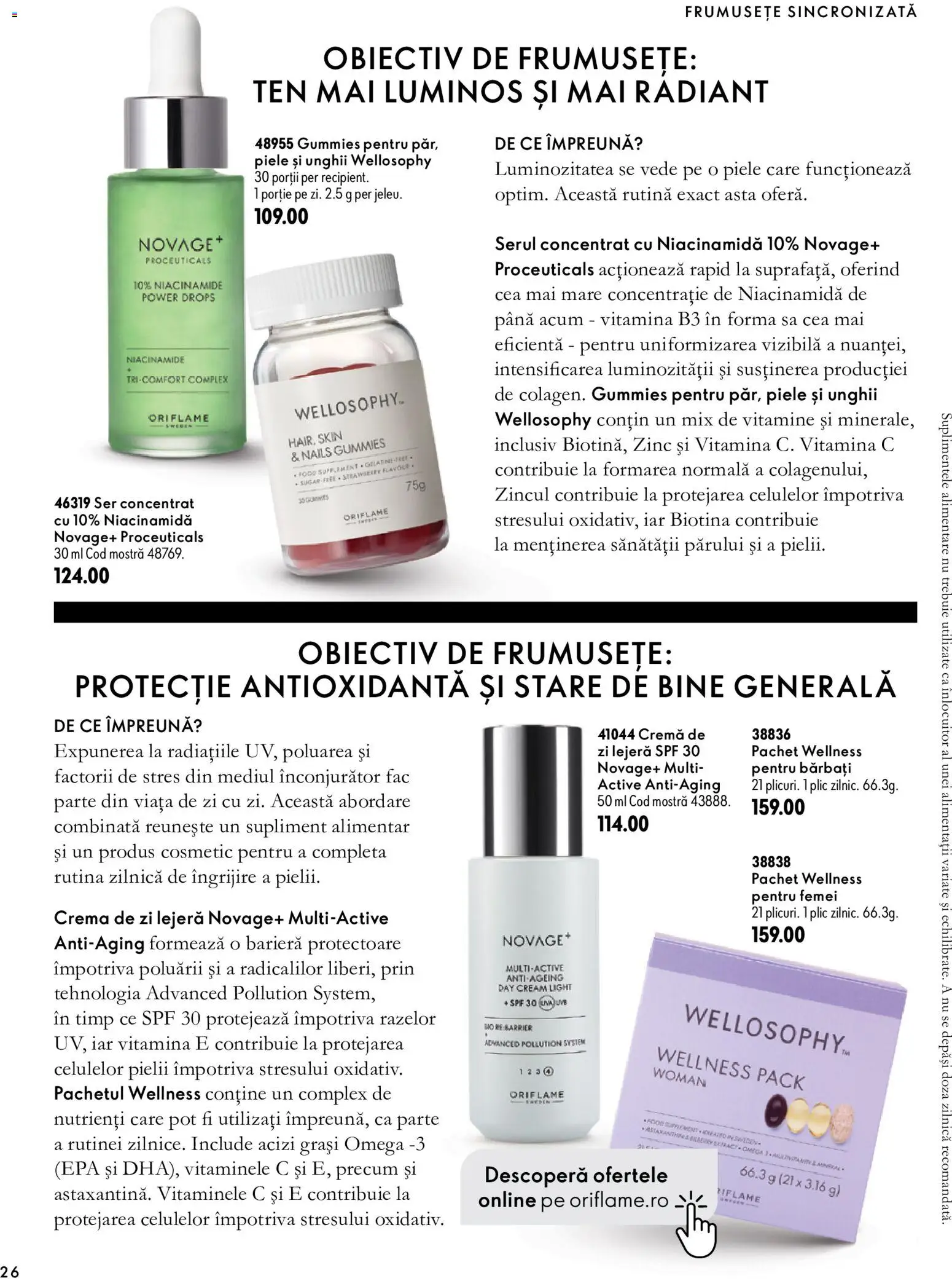 Catalog Oriflame 30 Septembrie - 9 Noiembrie 2026 | Pagina 26 | Produse: Bio, Active, Omega, Cremă