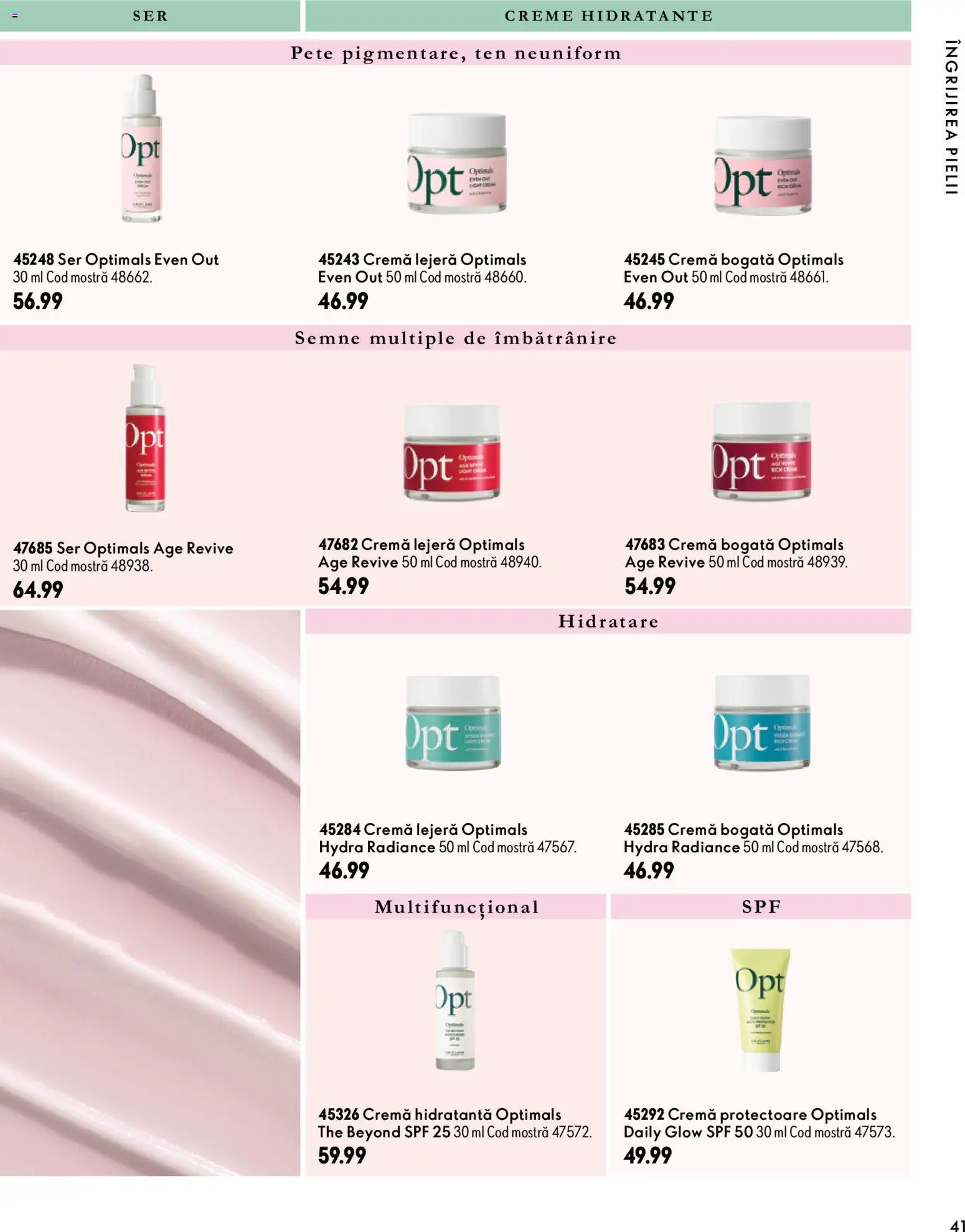 Catalog Oriflame 30 Septembrie - 9 Noiembrie 2026 | Pagina 41 | Produse: Cremă hidratantă, Cremă