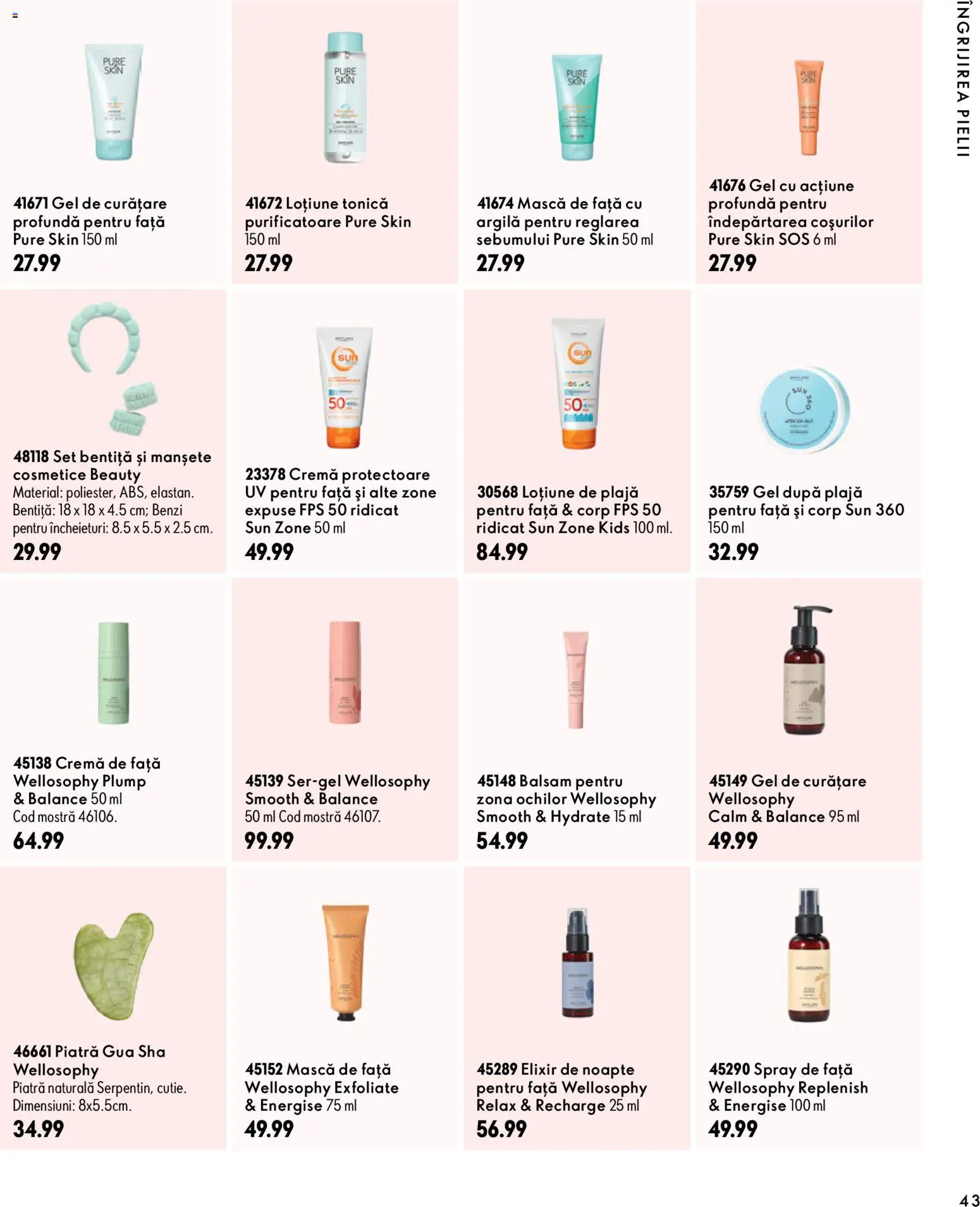Catalog Oriflame 30 Septembrie - 9 Noiembrie 2026 | Pagina 43 | Produse: Loțiune tonică, Elixir, Balsam, Sos