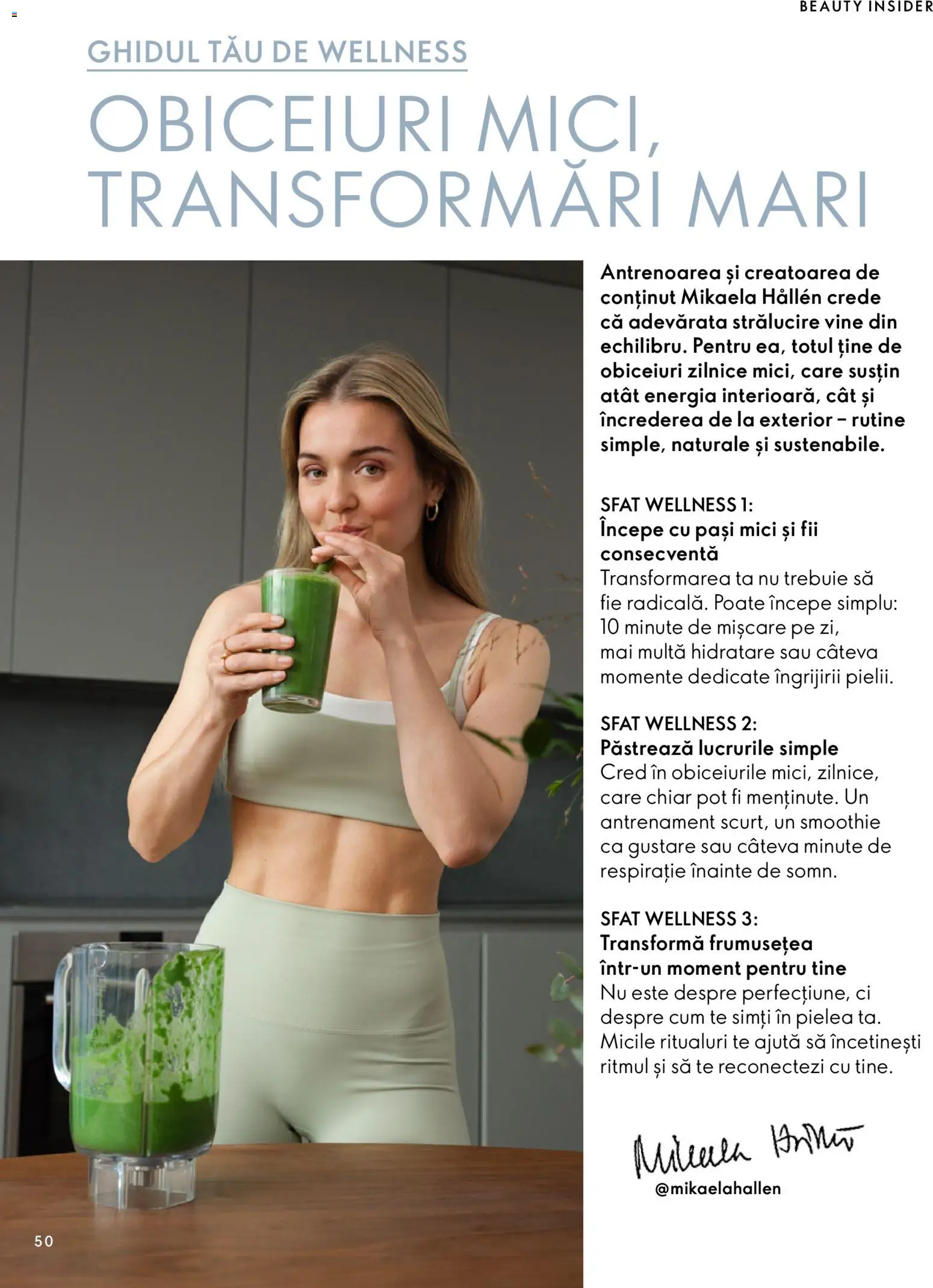 Catalog Oriflame 30 Septembrie - 9 Noiembrie 2026 | Pagina 50 | Produse: Mici, Smoothie
