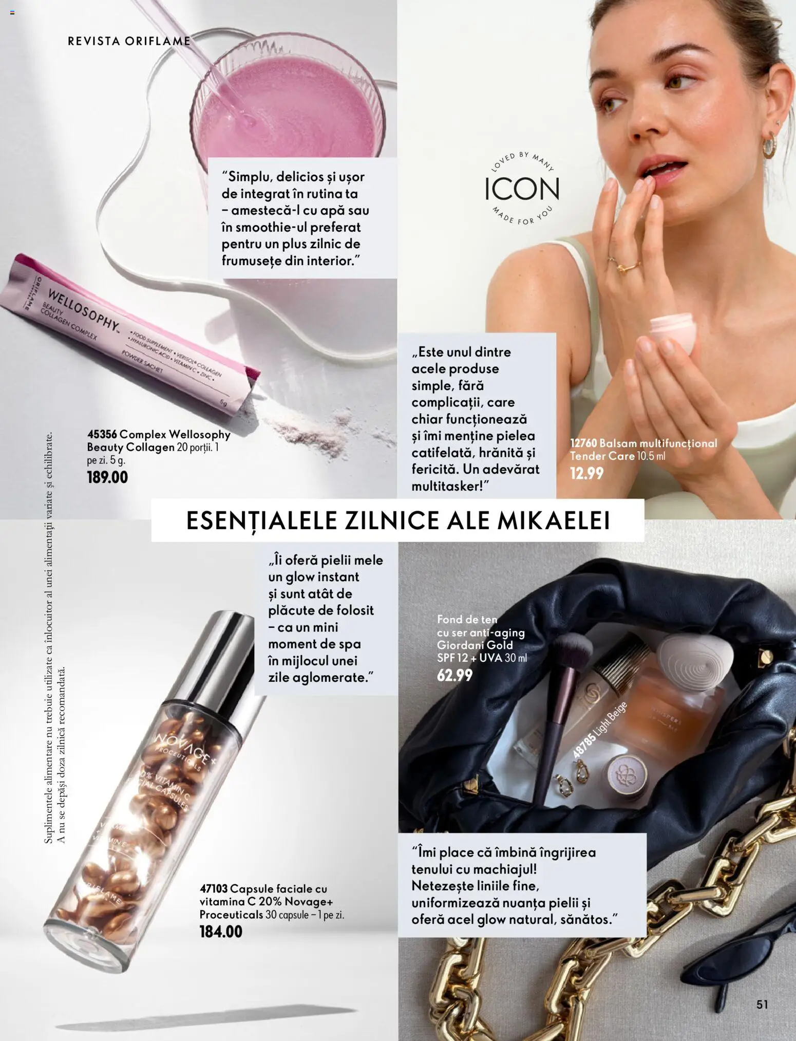 Catalog Oriflame 30 Septembrie - 9 Noiembrie 2026 | Pagina 51 | Produse: Fond de ten, Balsam, Apă, Plus