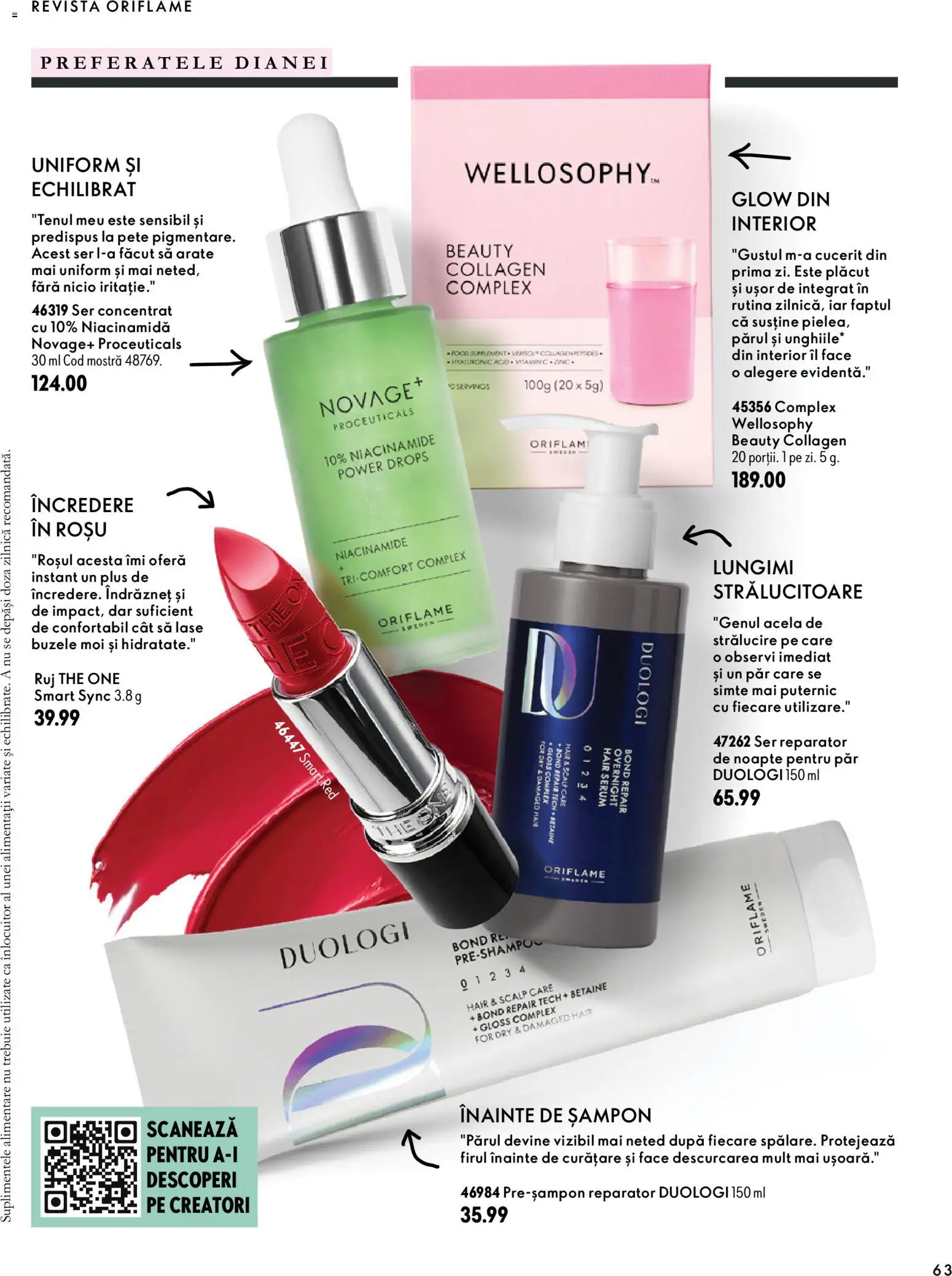Catalog Oriflame 30 Septembrie - 9 Noiembrie 2026 | Pagina 63 | Produse: Ruj, Șampon, Power, Plus