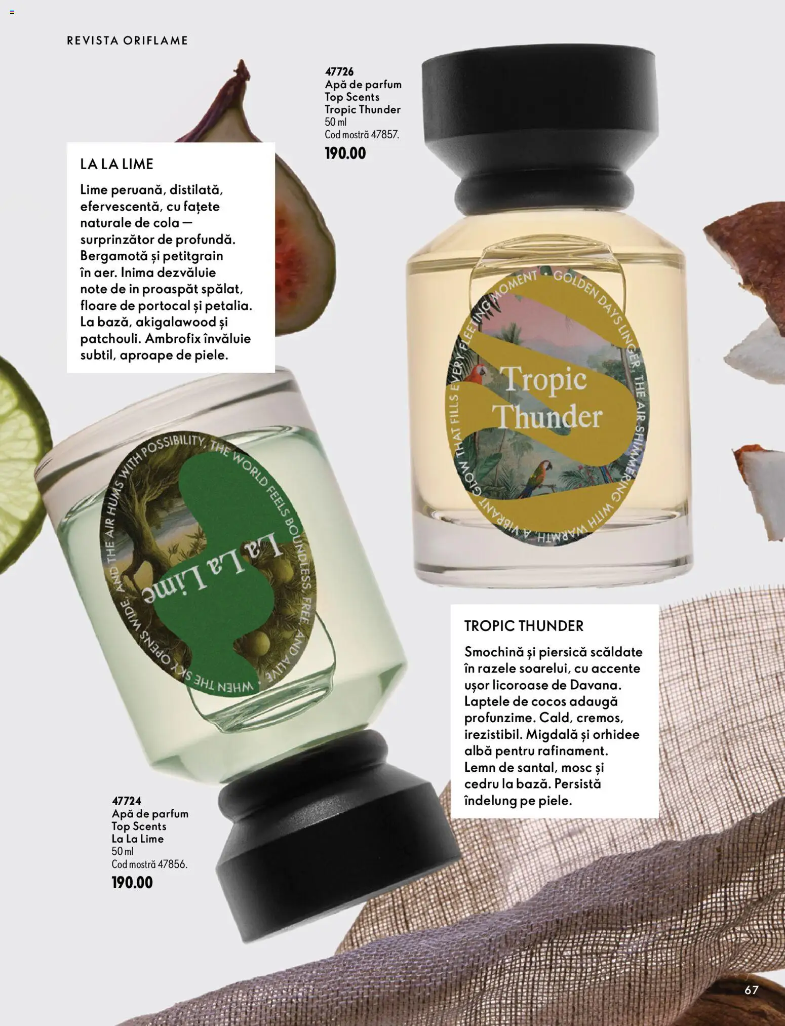 Catalog Oriflame 30 Septembrie - 9 Noiembrie 2026 | Pagina 67 | Produse: Lime, Apă de parfum, Alba, Apă