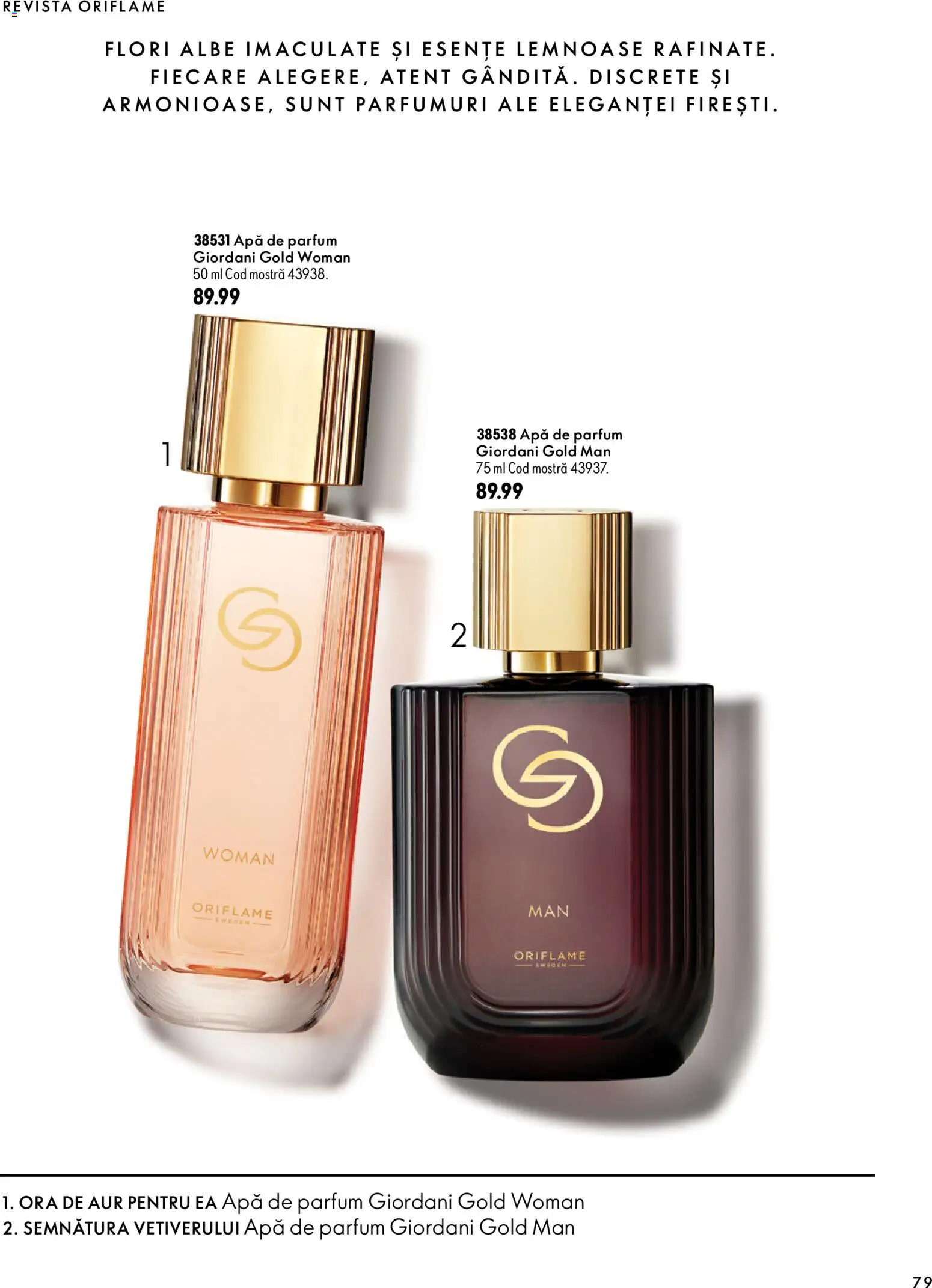 Catalog Oriflame 30 Septembrie - 9 Noiembrie 2026 | Pagina 79 | Produse: Apă de parfum, Parfum, Apă, Flori
