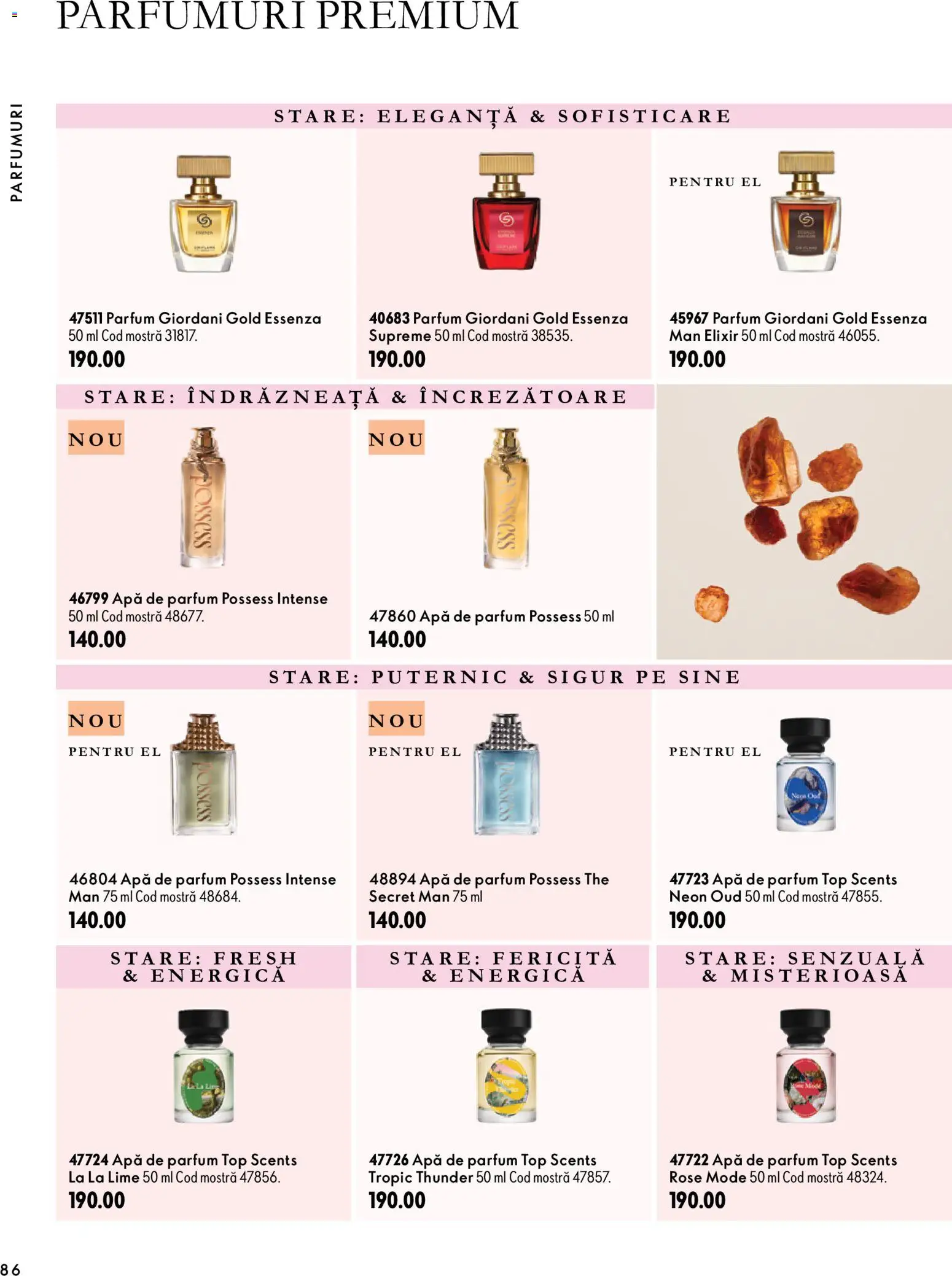 Catalog Oriflame 30 Septembrie - 9 Noiembrie 2026 | Pagina 86 | Produse: Lime, Premium, Top, Parfum