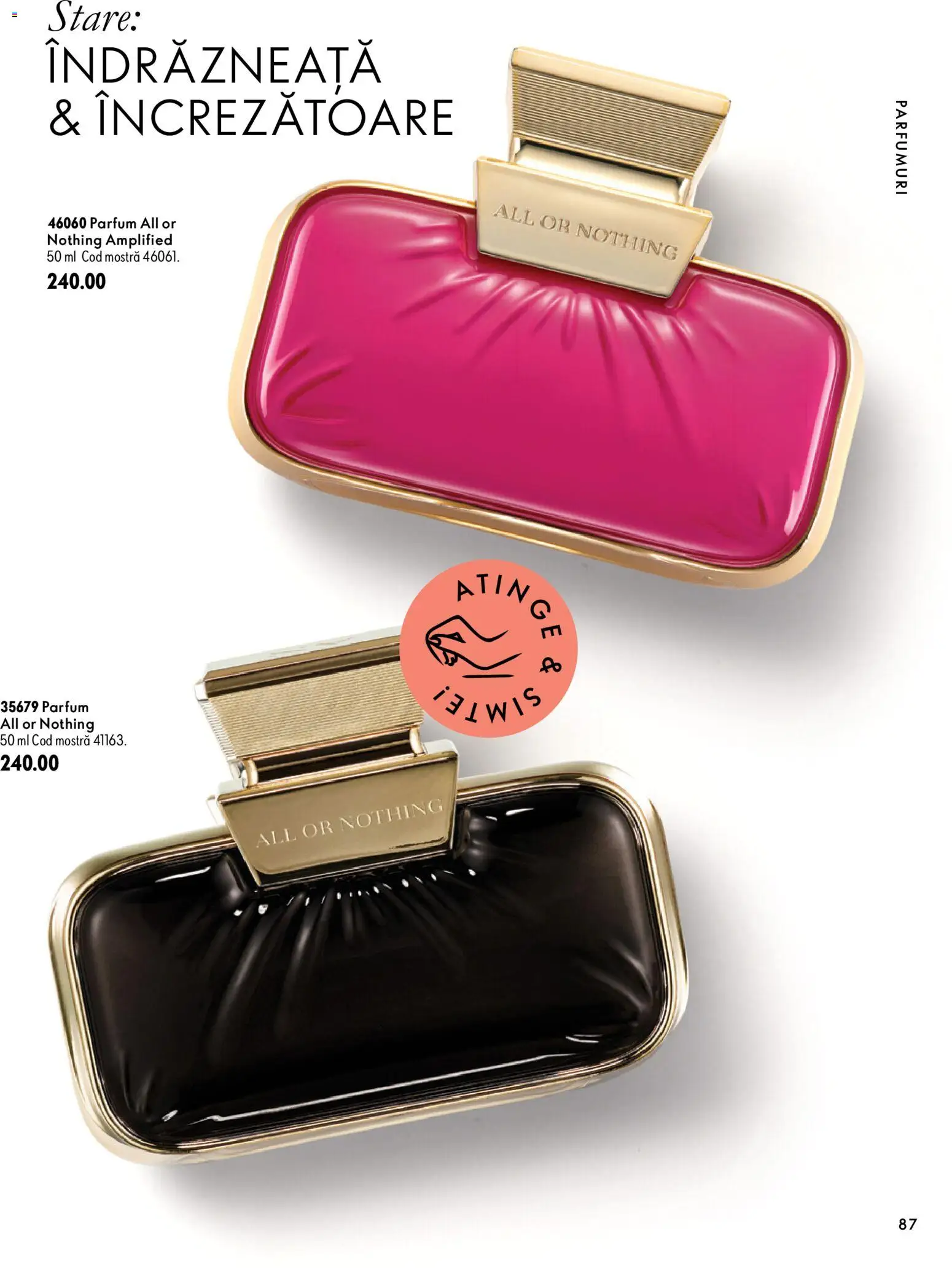 Catalog Oriflame 30 Septembrie - 9 Noiembrie 2026 | Pagina 87 | Produse: Parfum