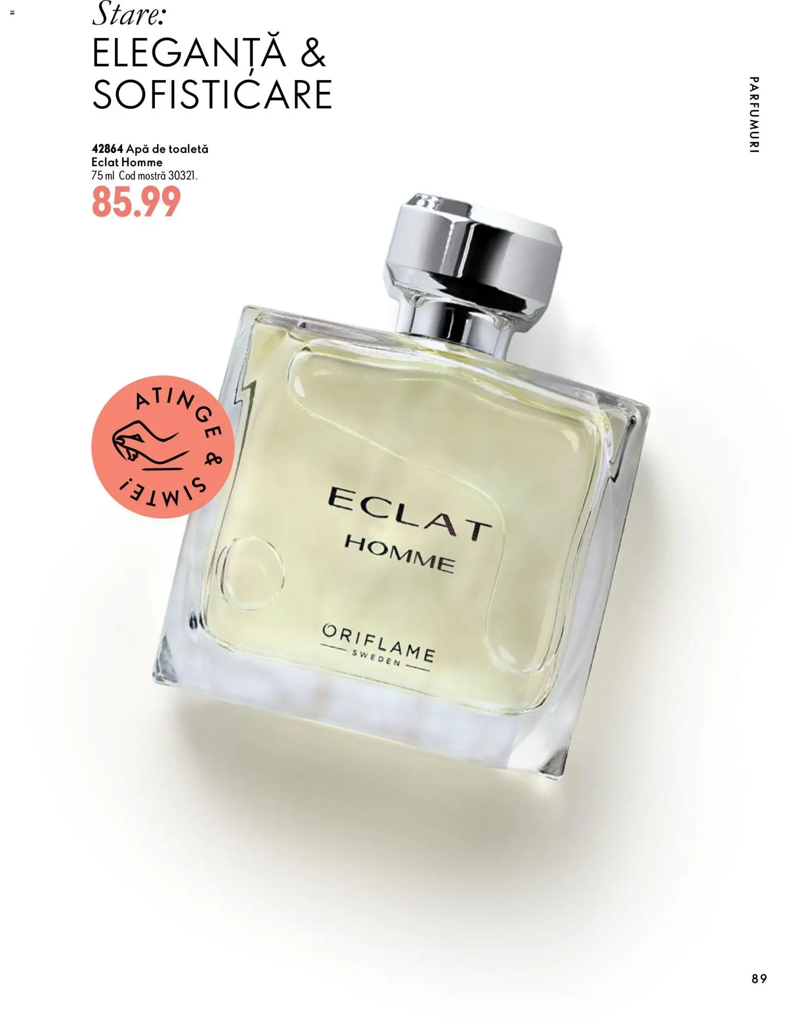 Catalog Oriflame 30 Septembrie - 9 Noiembrie 2026 | Pagina 89 | Produse: Toaletă, Apă de toaletă, Apă