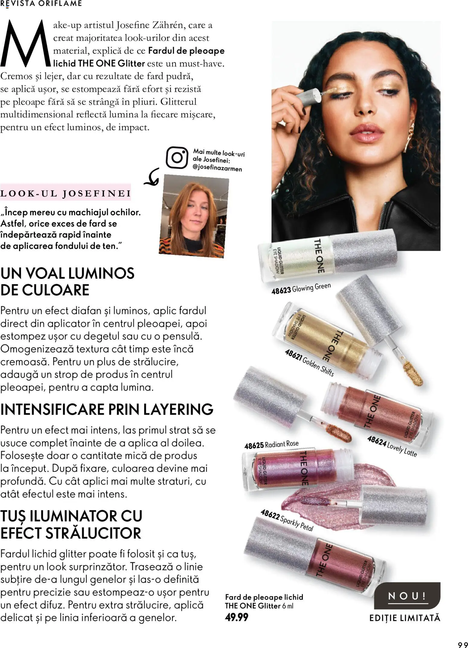 Catalog Oriflame 30 Septembrie - 9 Noiembrie 2026 | Pagina 99 | Produse: Lumină, Aplică, Iluminator, Fard de pleoape