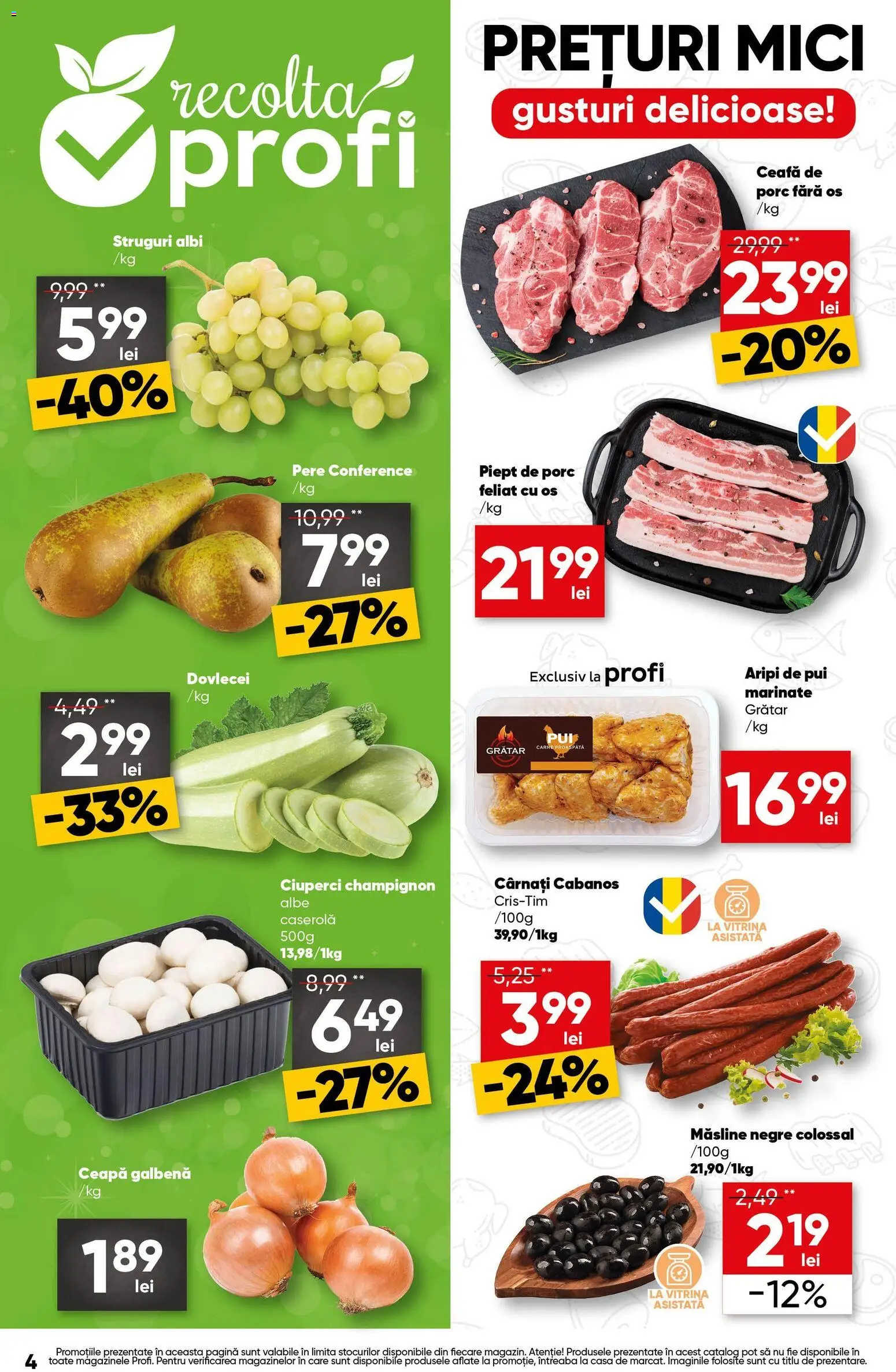 Catalog Profi 3 - 8 Septembrie 2026 | Pagina 4 | Produse: Ceapă galbenă, Vitrină, Piept de Porc, Black