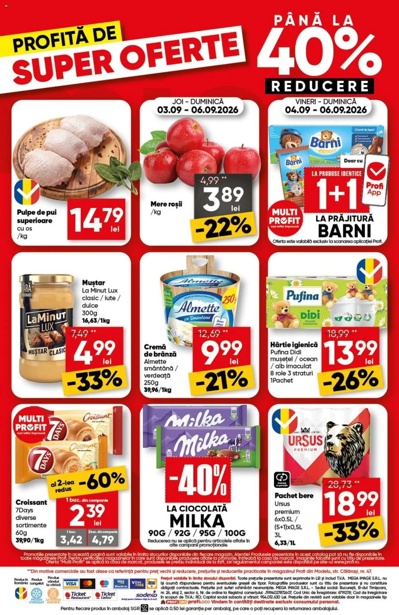 Catalog Profi 3 - 8 Septembrie 2026 | Pagina 13 | Produse: Croissant, Role, Vitrină, Mere